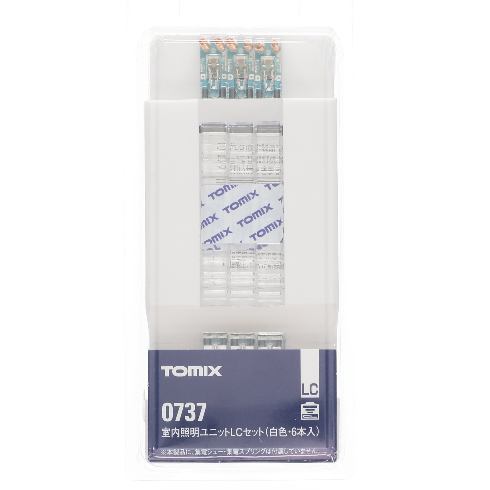 トミックス 0737 室内照明ユニットLCセット（白色LED・6本入） 3個 ③ TOMIX [0737] 室内照明ユニットLCセット（白色・6本入） (N