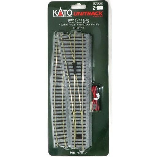 KATO HV4 HOゲージ 電動ポイント6番 片渡りセット KATO HOゲージ HV-4 電動ポイント6 番片渡りセット 3-114 鉄道模型