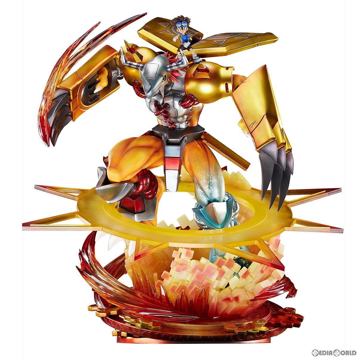 FIG デジモンアドベンチャー 大型スタチューシリーズ WARGREYMON ウォーグレイモン 完成品 フィギュア ユニークアートスタジオ  2023年2月 25％OFF