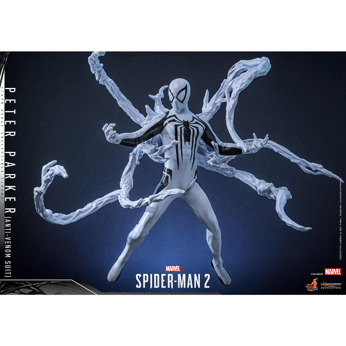 【新品】【お取り寄せ】[FIG] ビデオゲーム・マスターピース ピーター・パーカー/スパイダーマン(アンチヴェノム・スーツ) Marvel's Spider-Man 2(マーベルズ スパイダーマン2) 1/6 完成品 可動フィギュア(VGM#69) ホットトイズ(20260131)