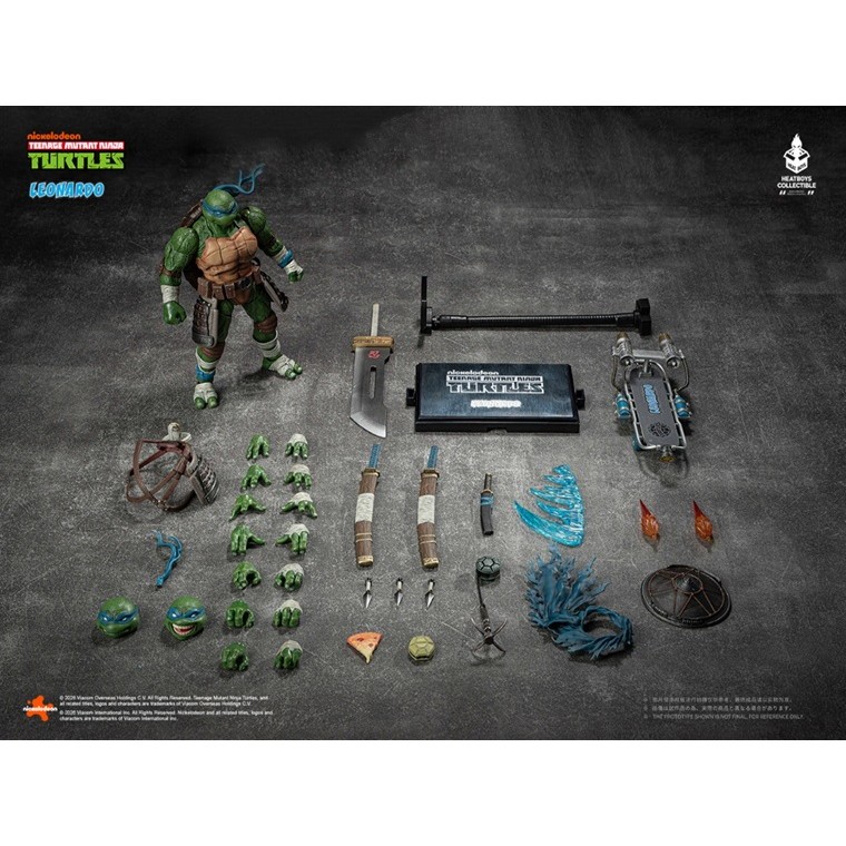 【予約安心発送】[FIG] 初回特典付属 レオナルド 豪華版 ティーンエイジ・ミュータント・ニンジャ・タートルズ 完成品 合金可動フィギュア HEATBOYS(ヒートボーイズ)(2026年9月)