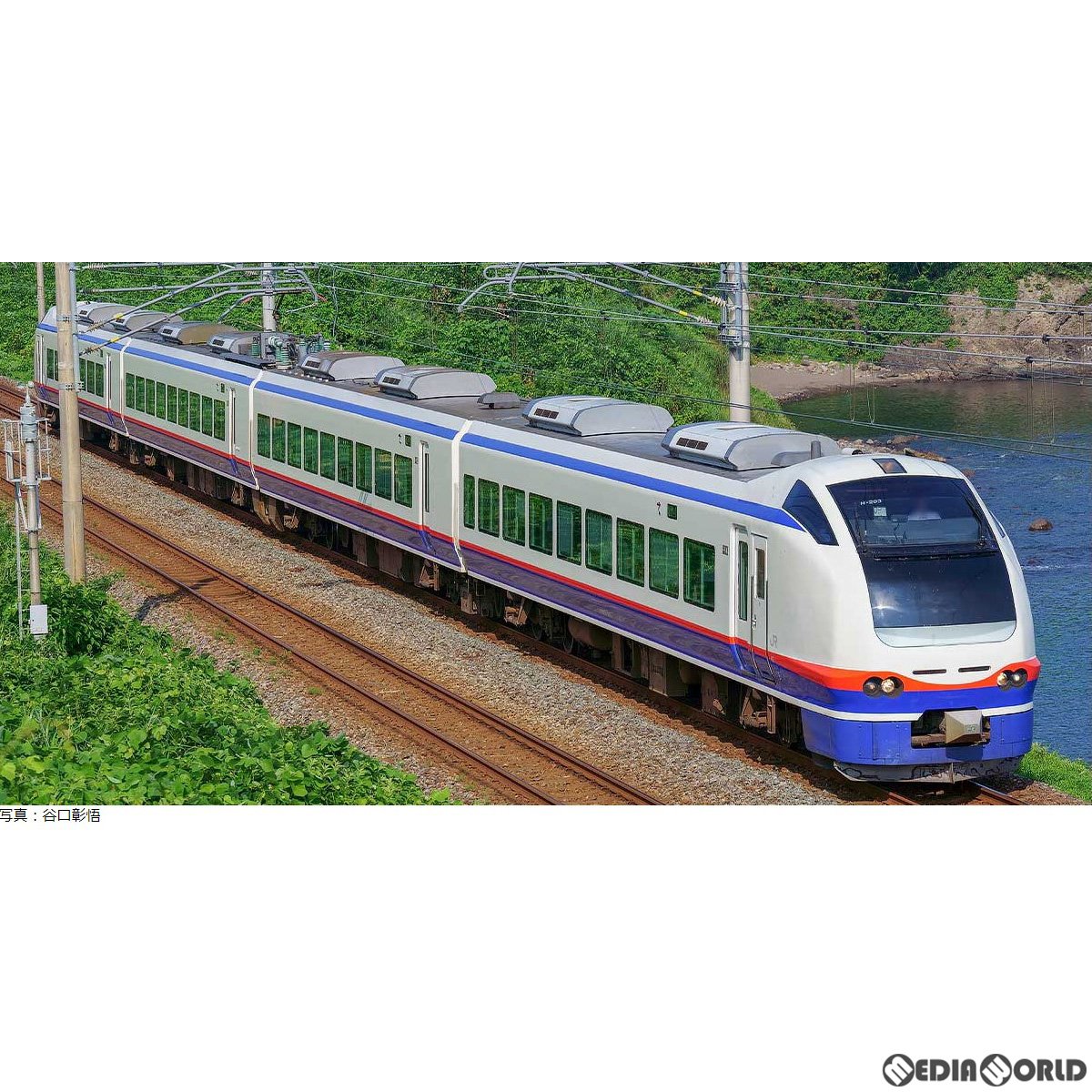 宅配 鉄道模型 1 150 E653系1100番代しらゆき4両編成セット 動力付き 