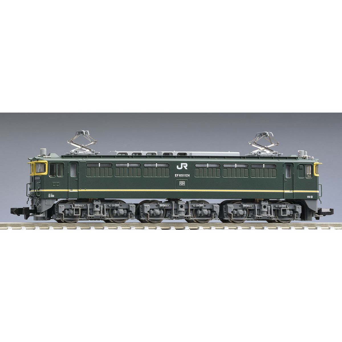 【新品】【お取り寄せ】[RWM]7175 JR EF65 1000形電気機関車(1124号機・トワイライト色・グレー台車)(動力付き) Nゲージ 鉄道模型 TOMIX(トミックス)(20240330)