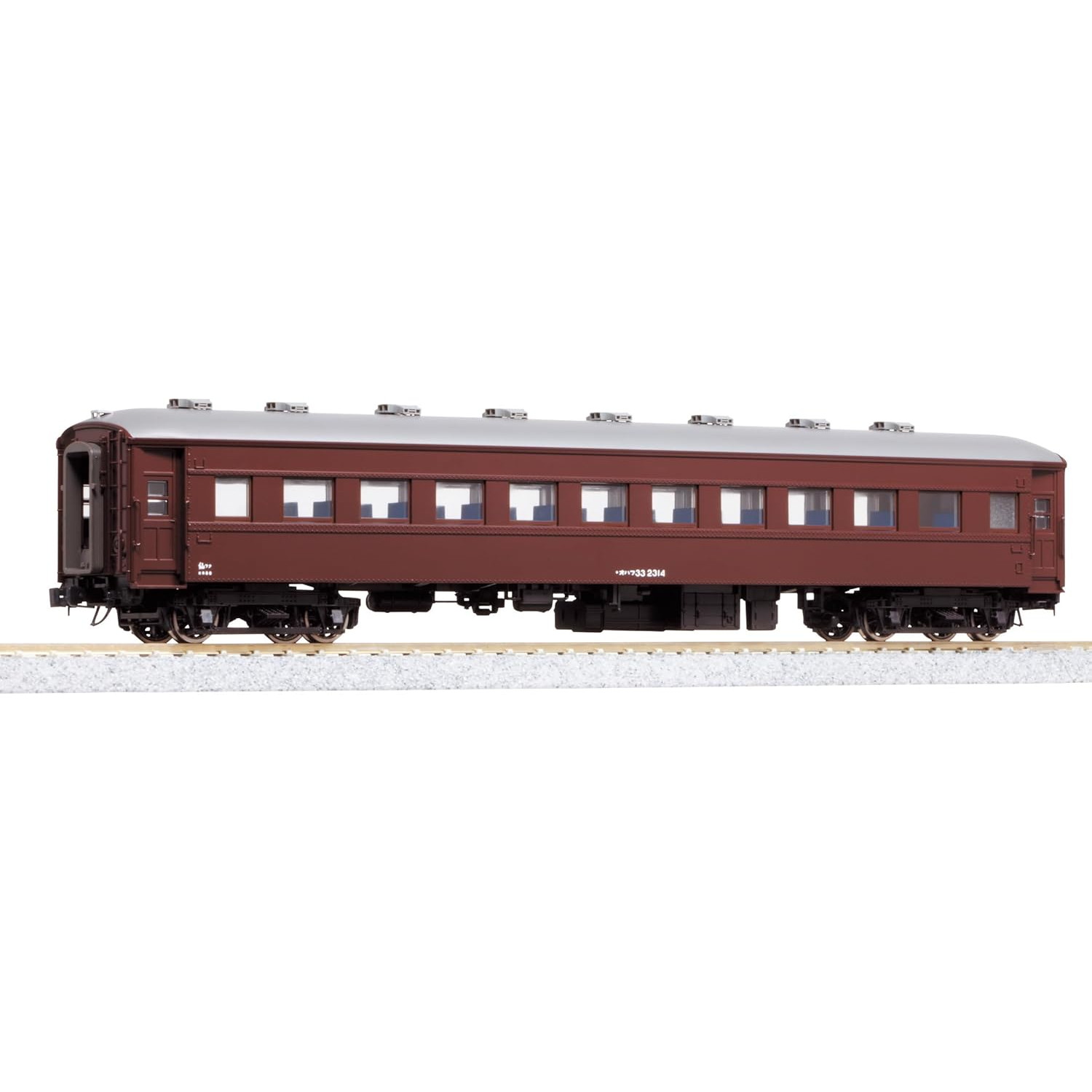 【新品】【お取り寄せ】[RWM] (再販) 1-514 オハフ33 茶(動力無し) HOゲージ 鉄道模型 KATO(カトー)(20240920)