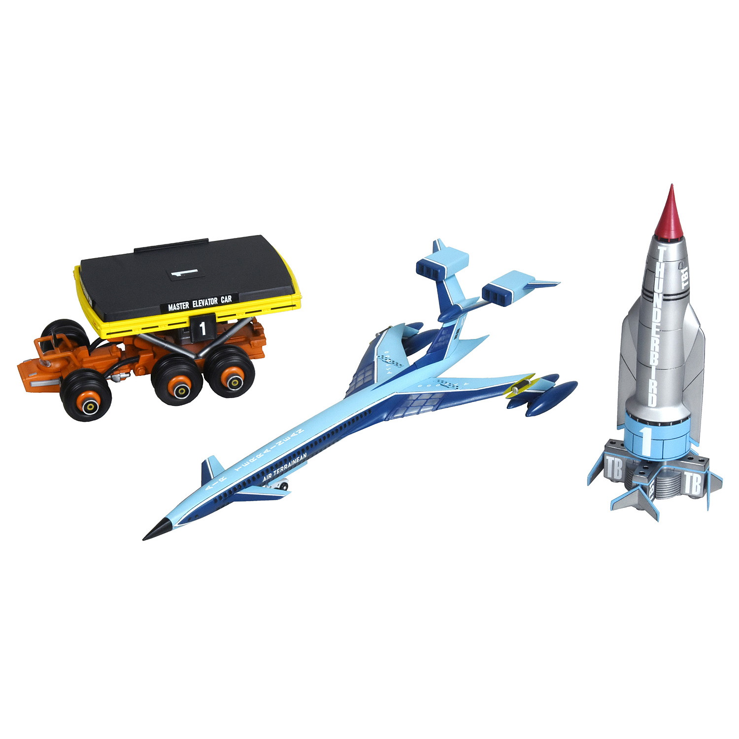 【予約安心発送】[PTM] 1/144 1/250 1/500 サンダーバード メカニックセレクション パート1 プラスチックモデルキット プラモデル(BP018) ベルファイン(2025年7月)
