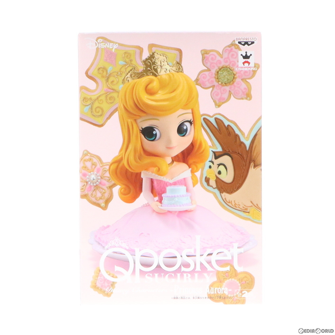 【中古】[FIG]オーロラ姫(B パステルカラーver) 眠れる森の美女 Q posket Disney Characters -Princess Aurora- フィギュア プライズ(39353) バンプレスト(20190531)画像