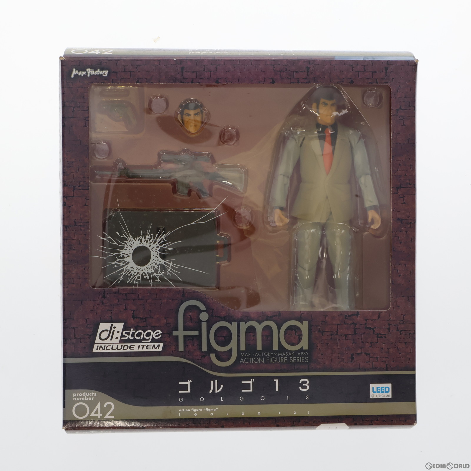 【中古】[FIG]figma(フィグマ) 042 ゴルゴ13(ゴルゴサーティン) 完成品 可動フィギュア マックスファクトリー(20090831)画像