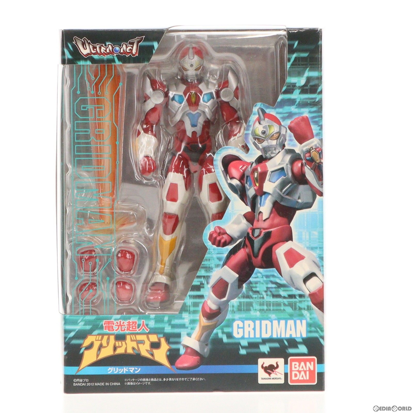 【中古】[FIG]ULTRA-ACT(ウルトラアクト) グリッドマン 電光超人グリッドマン 完成品 可動フィギュア バンダイ(20120929)画像