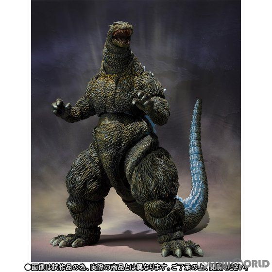 【中古】[FIG] 魂ウェブ商店限定 S.H.MonsterArts(モンスターアーツ) ゴジラ(生頼範義ポスターVer.) ゴジラVSメカゴジラ 完成品 可動フィギュア バンダイ(20170930)画像