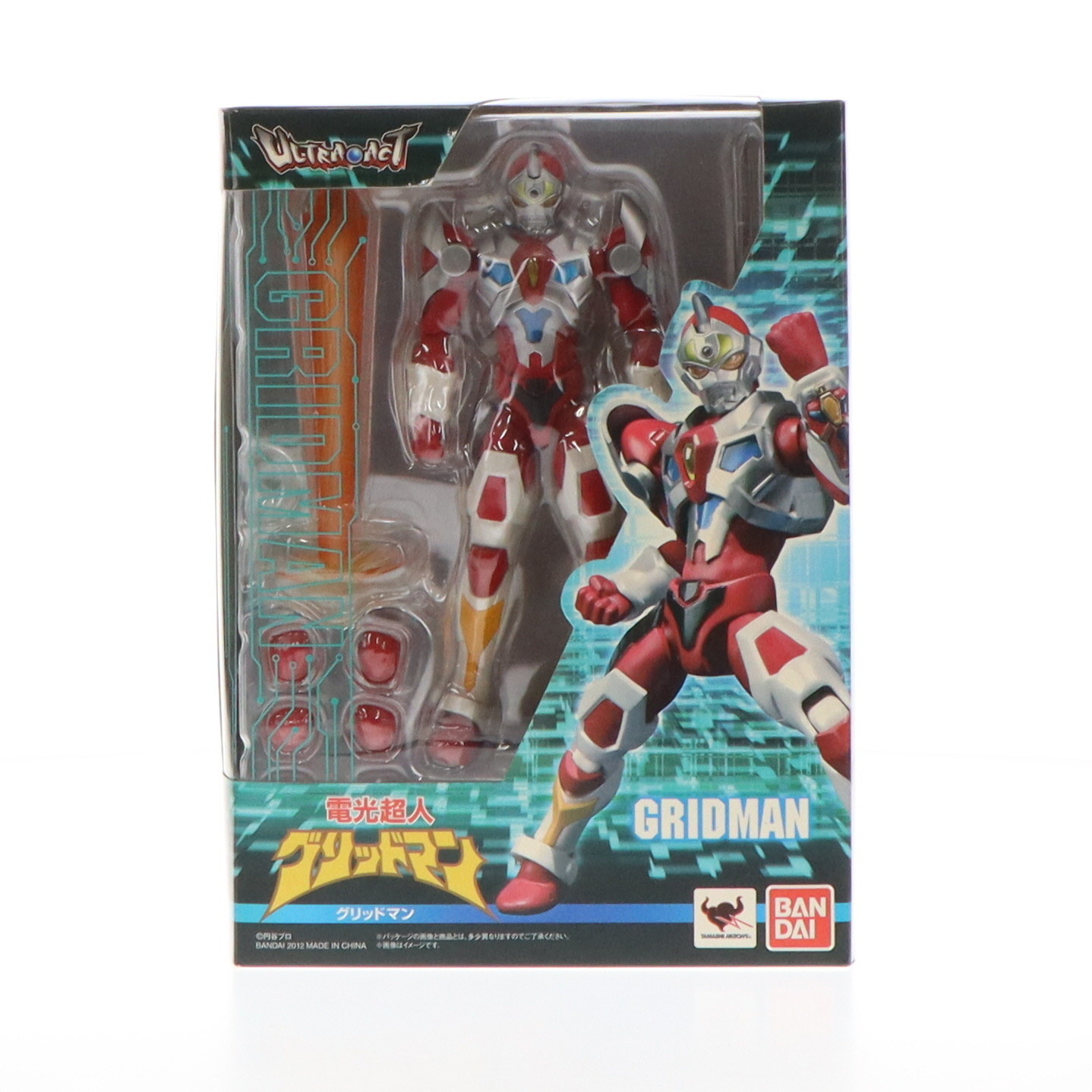 【中古】[FIG]ULTRA-ACT(ウルトラアクト) グリッドマン 電光超人グリッドマン 完成品 可動フィギュア バンダイ(20120929)画像