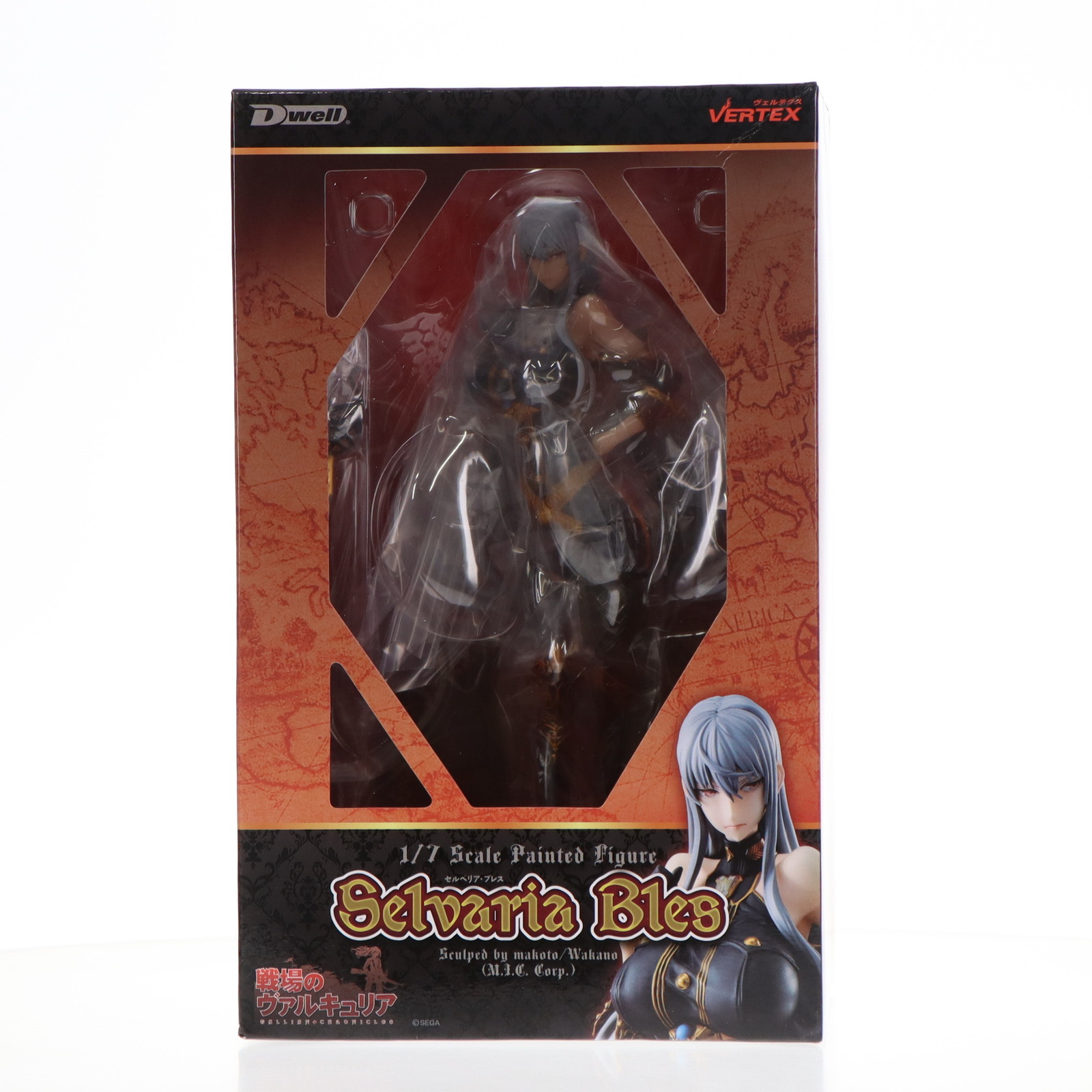 【中古】[FIG] セルベリア・ブレス 戦場のヴァルキュリア 1/7 完成品 フィギュア ヴェルテクス(20150726)画像