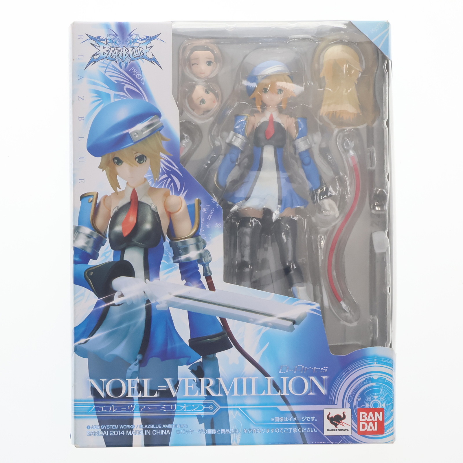 【中古】[FIG] D-Arts ノエル=ヴァーミリオン BLAZBLUE(ブレイブルー) 完成品 可動フィギュア バンダイ(20140321)画像