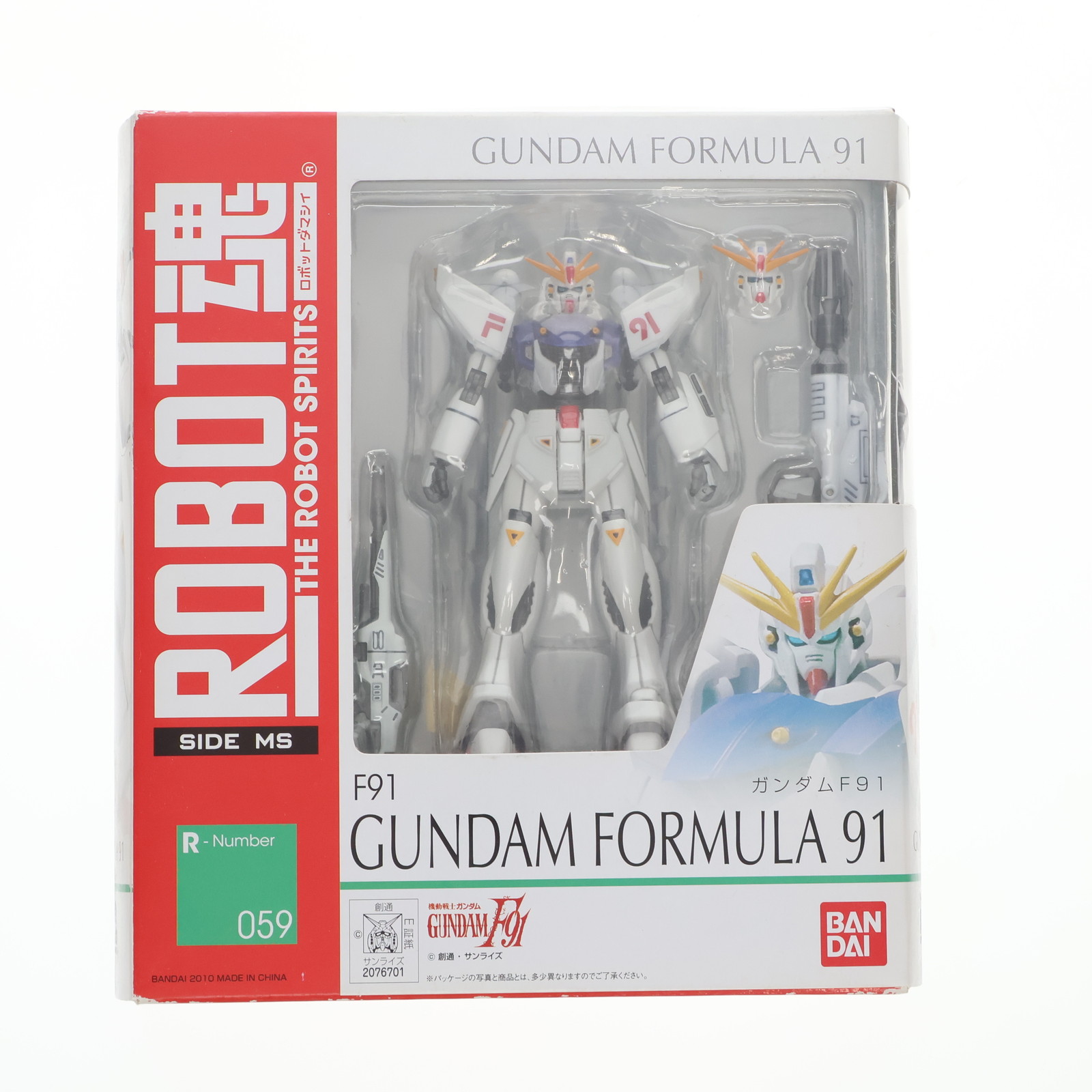 【中古】[FIG] ROBOT魂(SIDE MS) ガンダムF91 機動戦士ガンダムF91 完成品 可動フィギュア バンダイ(20130209)画像