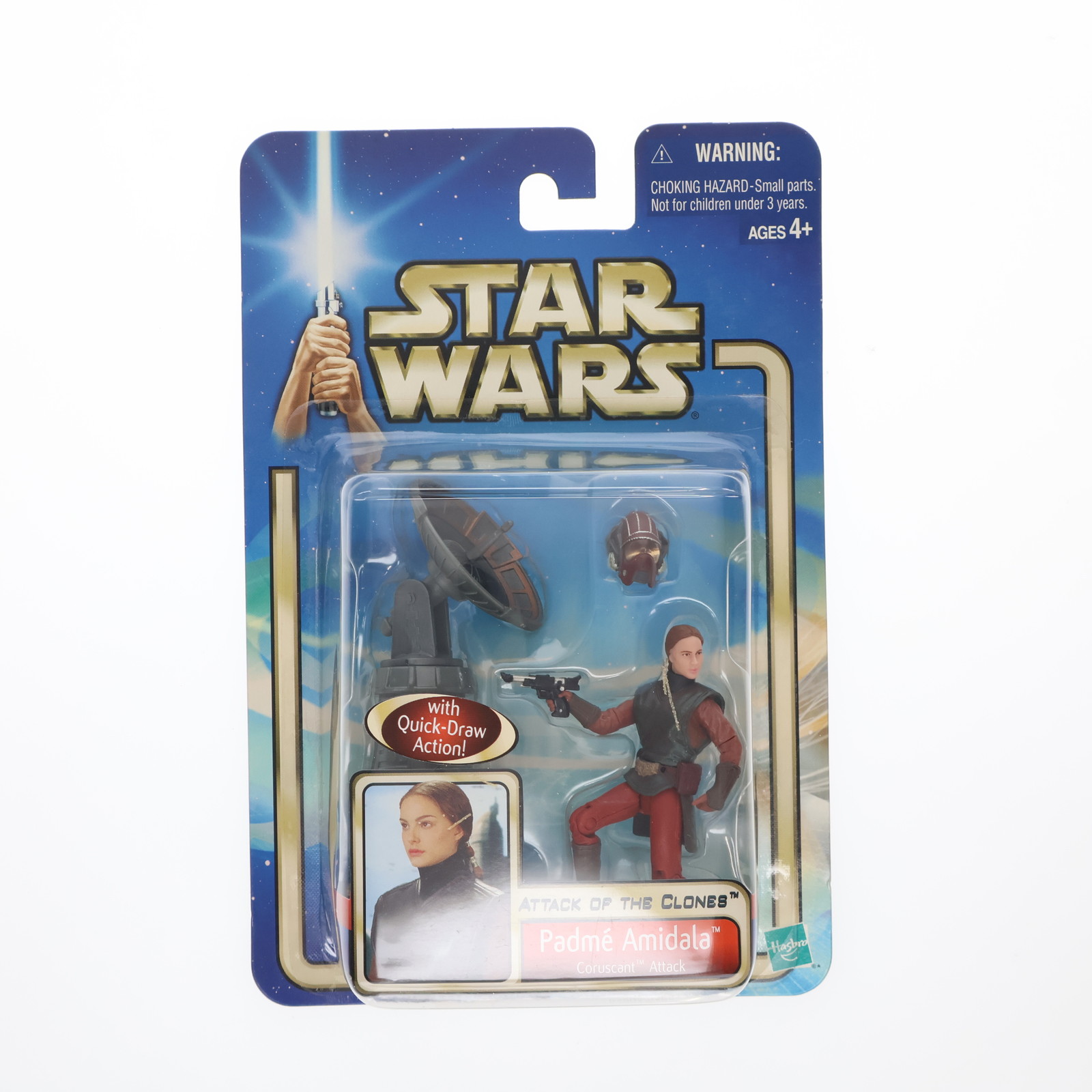 【中古】[FIG] スター・ウォーズ ベーシックフィギュア パドメ・アミダラ コルサントアタックバージョン STAR WARS エピソード2/クローンの攻撃 完成品 可動フィギュア トミー(19991231)画像