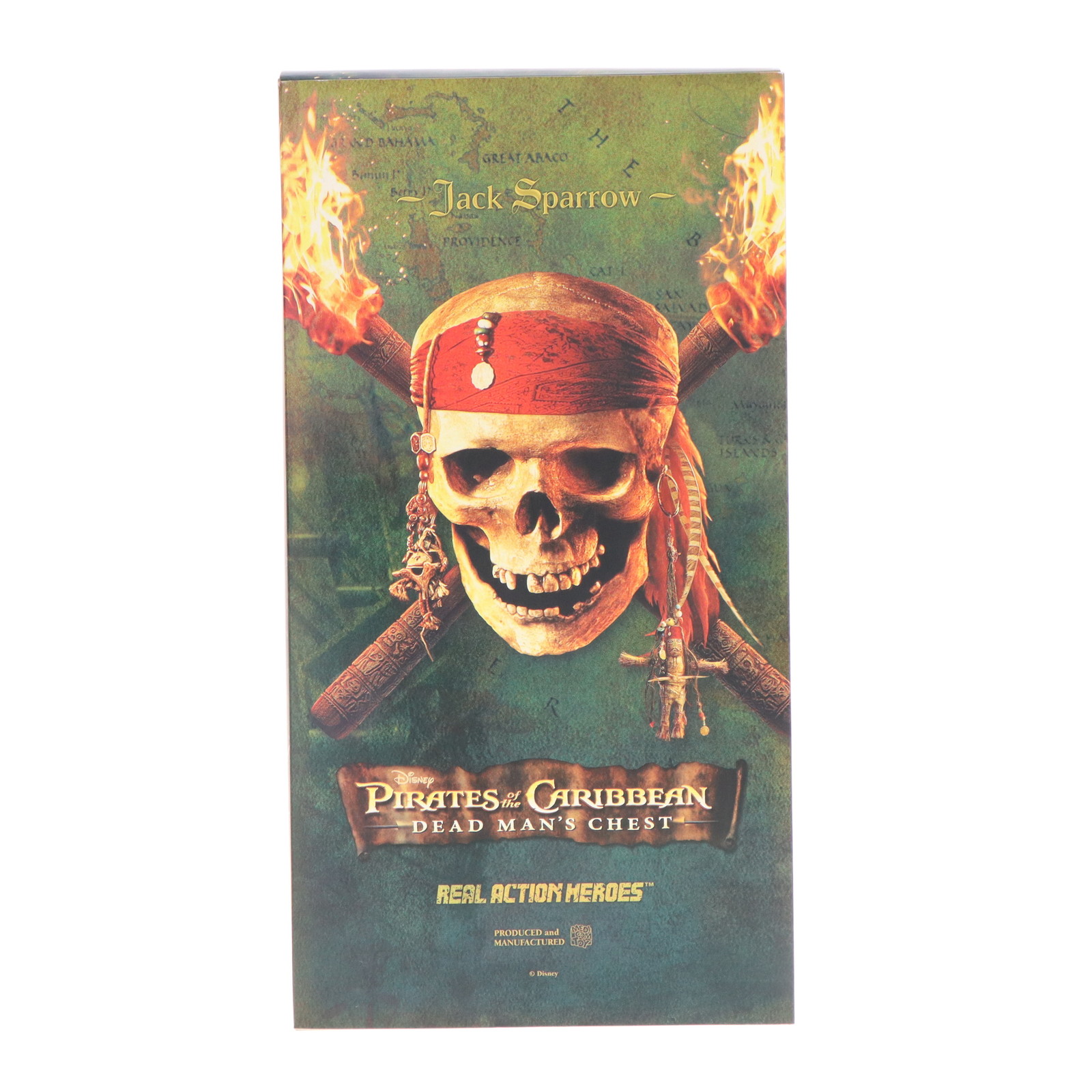 【中古】[FIG] リアルアクションヒーローズ No.274 RAH ジャック・スパロウ パイレーツ・オブ・カリビアン デッドマンズチェスト 完成品 可動フィギュア メディコム・トイ(20060716)画像