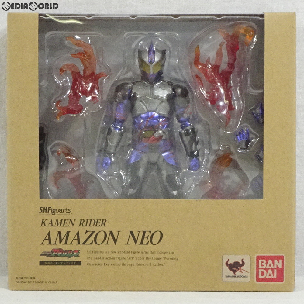 【中古】[FIG] Amazon.co.jp限定 S.H.Figuarts(フィギュアーツ) 仮面ライダーアマゾンネオ Amazon限定Ver. 仮面ライダーアマゾンズ 完成品 可動フィギュア バンダイ(20171028)画像