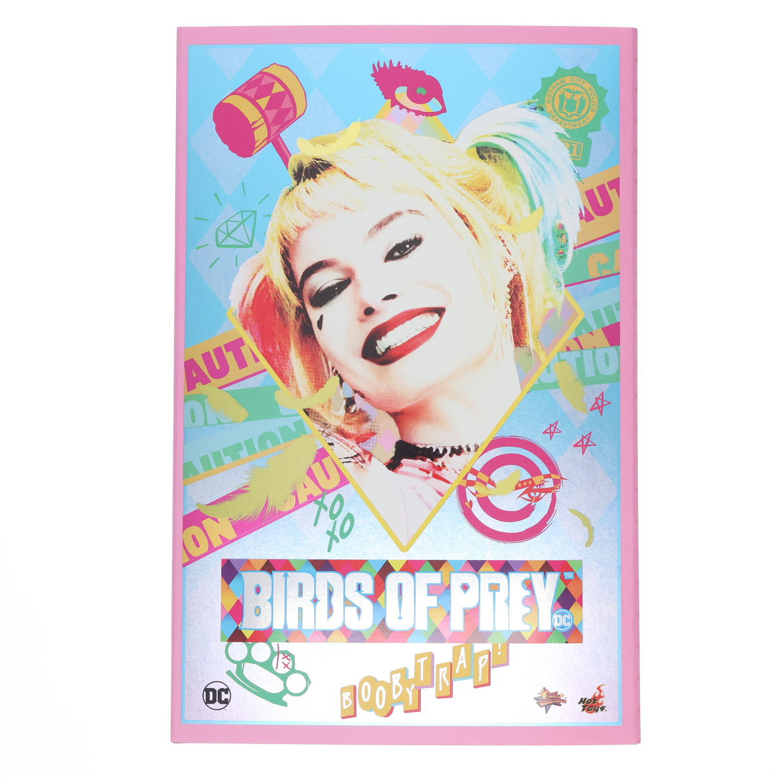 【中古】[FIG] ムービー・マスターピース ハーレイ・クイン(コーションテープ版) ハーレイ・クインの華麗なる覚醒 BIRDS OF PREY(バーズ・オブ・プレイ) 1/6 完成品 可動フィギュア(MMS566) ホットトイズ(20220327)画像