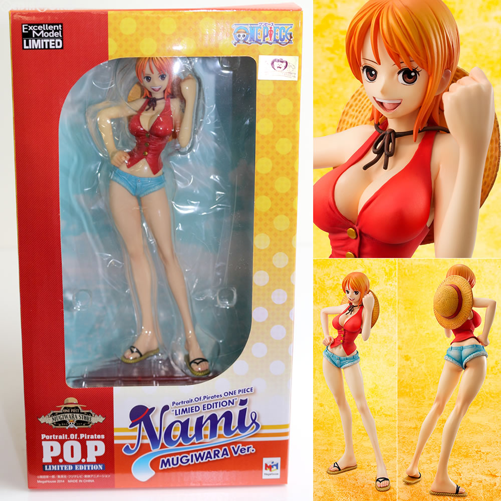 【中古】[FIG] エクセレントモデル LIMITED Portrait.Of.Pirates P.O.P LIMITED EDITION ナミ MUGIWARA Ver. ONE PIECE(ワンピース) 1/8 完成品 フィギュア 麦わらストア&オンラインショップ限定 メガハウス(20140221)｜メディアワールド 販売＆買取SHOP