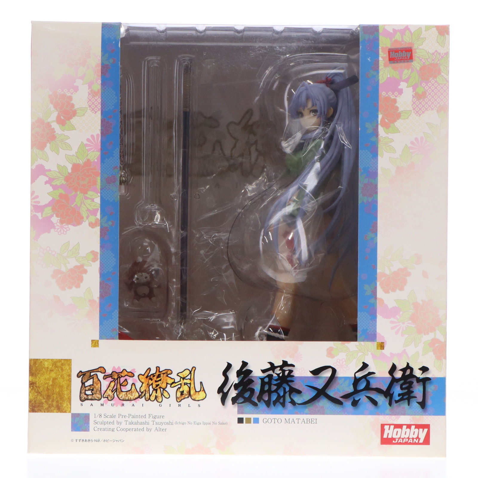 【中古】[FIG] 後藤又兵衛(ごとうまたべえ) 百花繚乱 サムライガールズ 1/8 完成品 フィギュア 月刊ホビージャパン誌上通販限定 ホビージャパン/アルター(20110630)画像