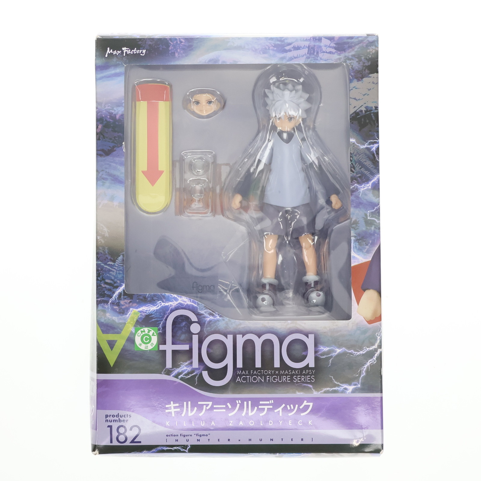 【中古】[FIG] (再販) figma(フィグマ) 182 キルア\u003dゾルディック HUNTER×HUNTER(ハンター・ハンター) 完成品 可動フィギュア マックスファクトリー(20140427)