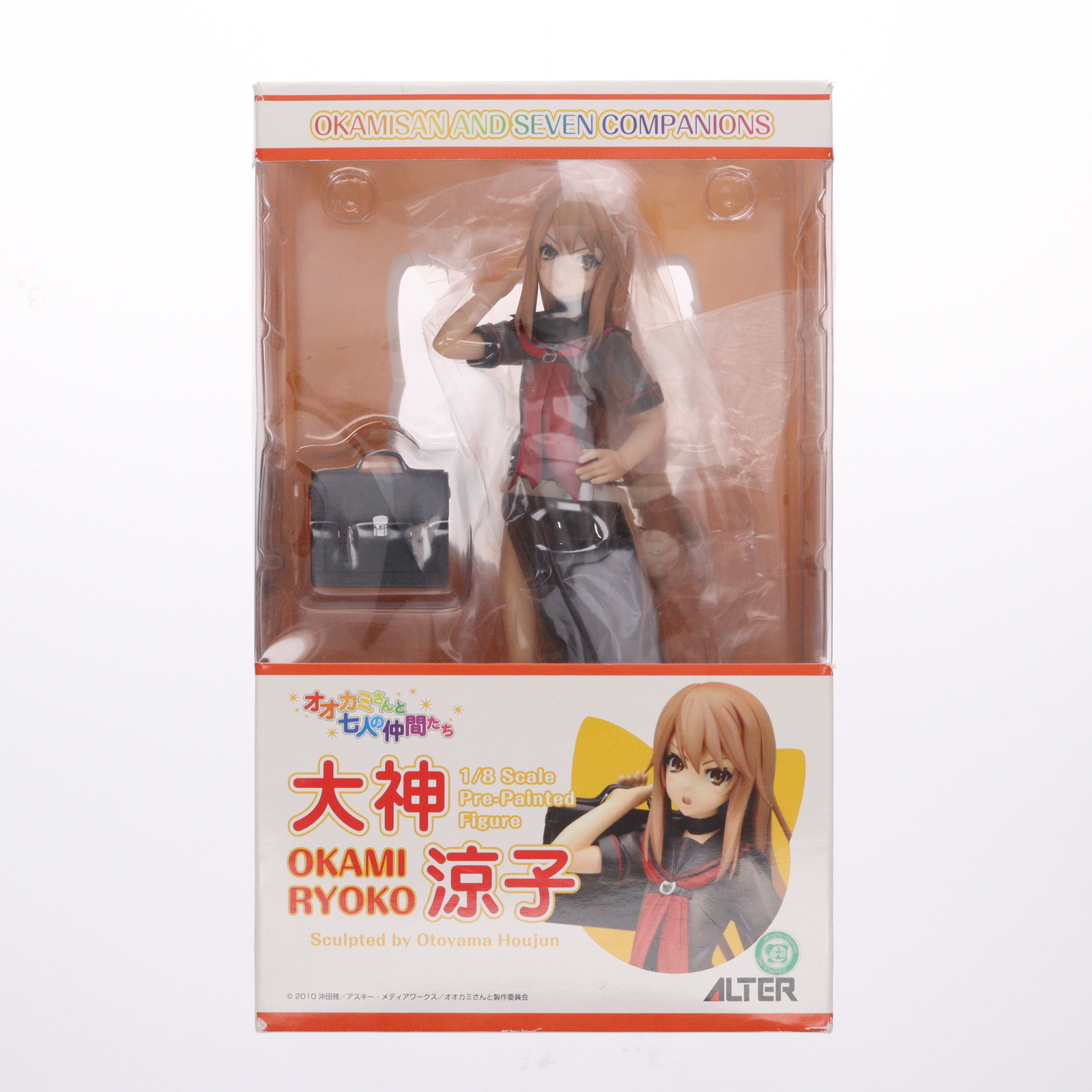 【中古】[FIG] 大神涼子(おおかみりょうこ) オオカミさんと七人の仲間たち 1/8 完成品 フィギュア アルター(20110311)画像