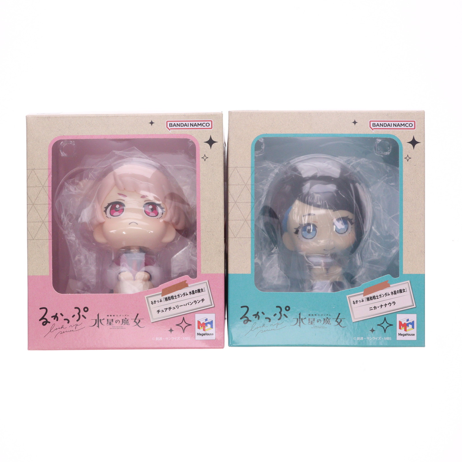 【中古】[FIG] プレミアムバンダイ限定特典無し るかっぷ ニカ・ナナウラ&チュアチュリー・パンランチセット 機動戦士ガンダム 水星の魔女 完成品 フィギュア メガハウス(20240131)