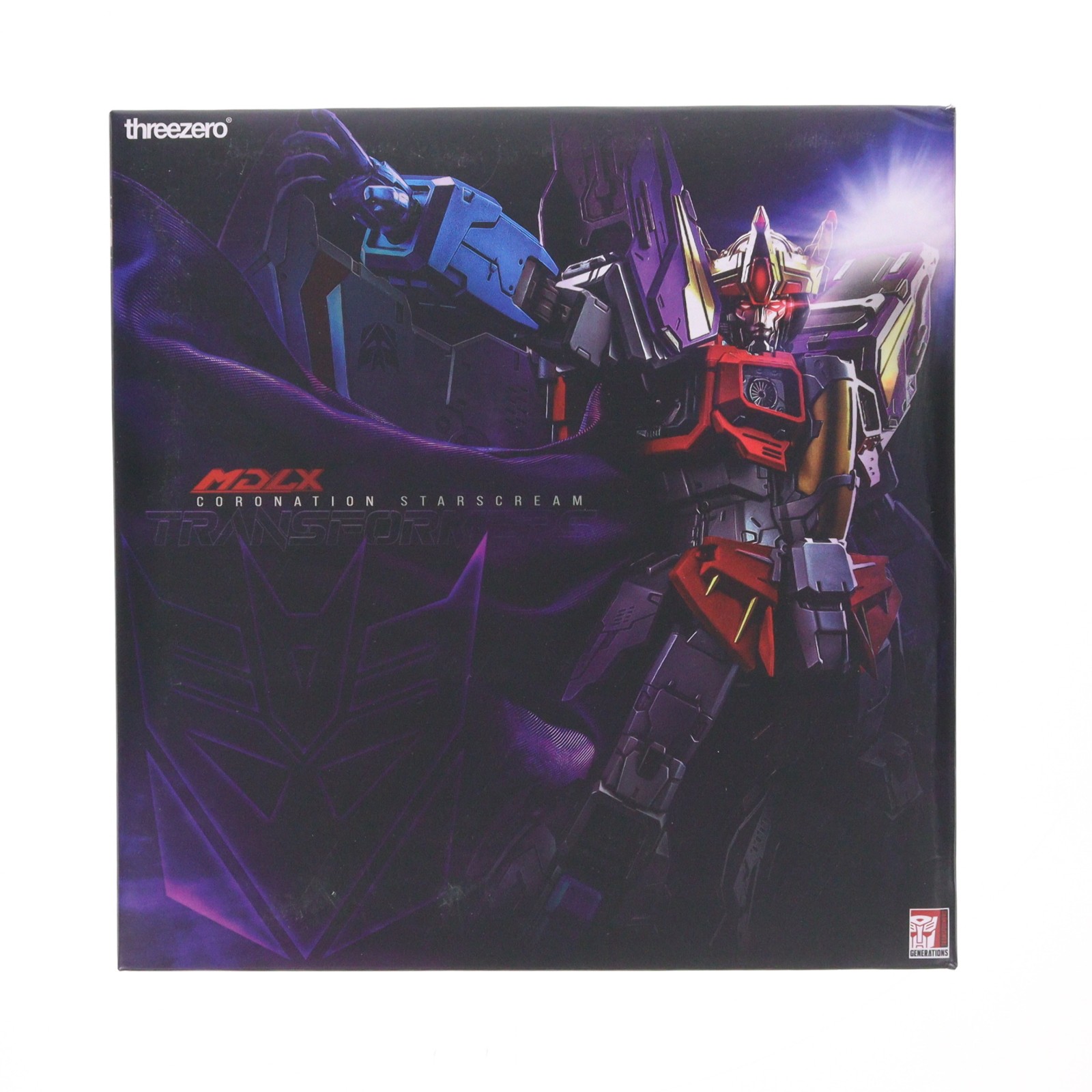【中古】[FIG] MDLX Coronation Starscream(新破壊大帝 スタースクリーム 戴冠 Ver.) トランスフォーマー 完成品 可動フィギュア threezero(スリーゼロ)(20250630)