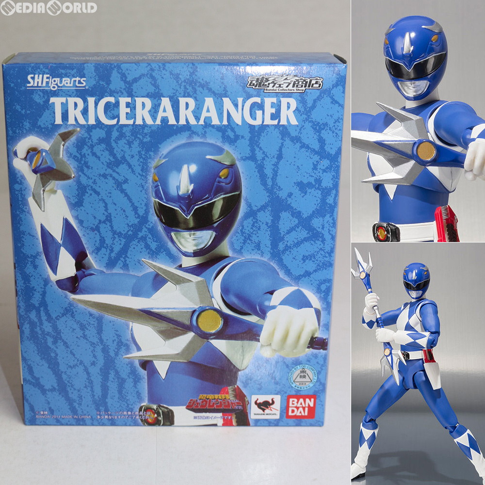 【中古】[FIG] 魂ウェブ商店限定 S.H.Figuarts(フィギュアーツ) トリケラレンジャー 恐竜戦隊ジュウレンジャー 完成品 可動フィギュア バンダイ(20140531)