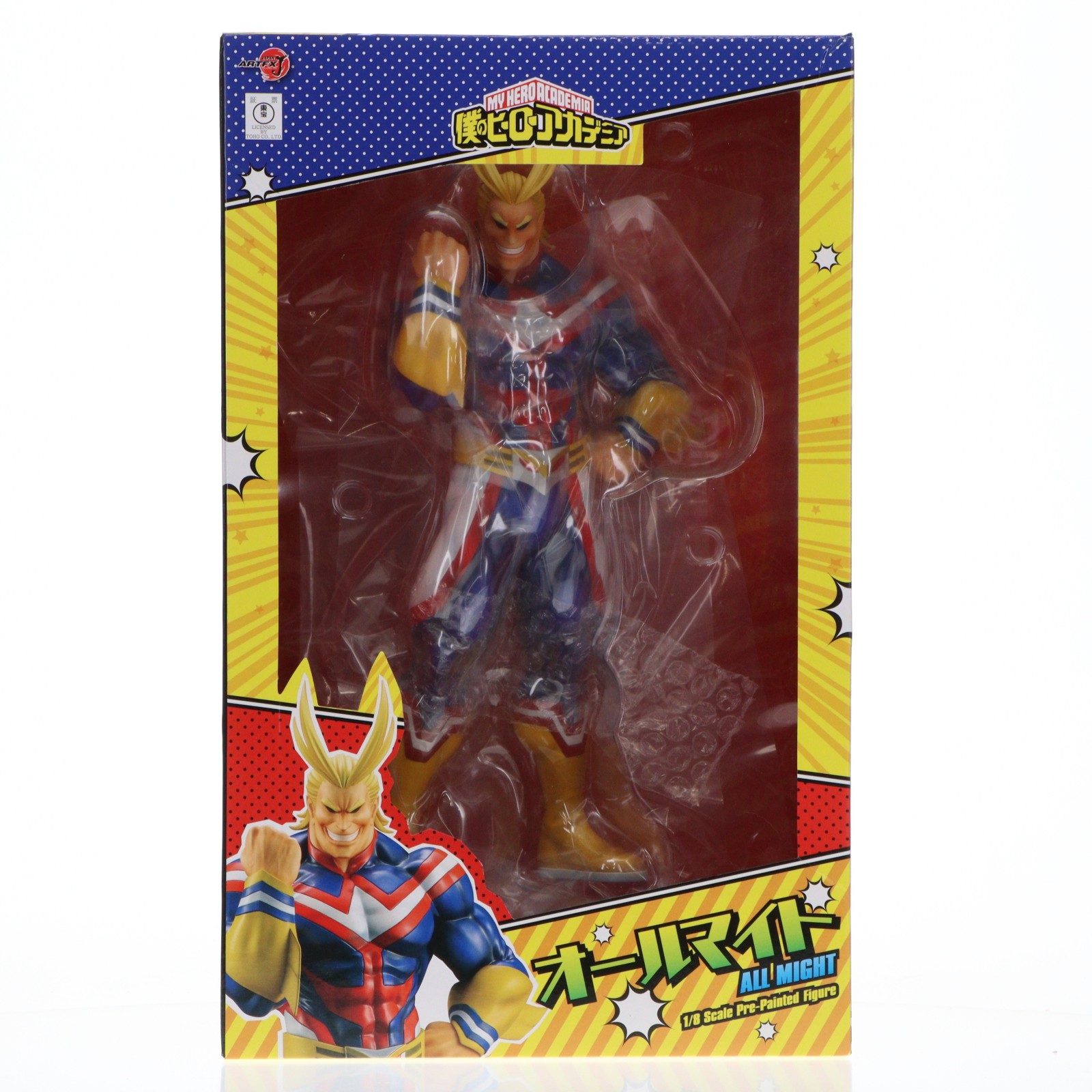 【中古】[FIG] コトブキヤショップ限定特典付属 ARTFX J オールマイト 僕のヒーローアカデミア 1/8 完成品 フィギュア(PP870) タカラトミー(20201031)
