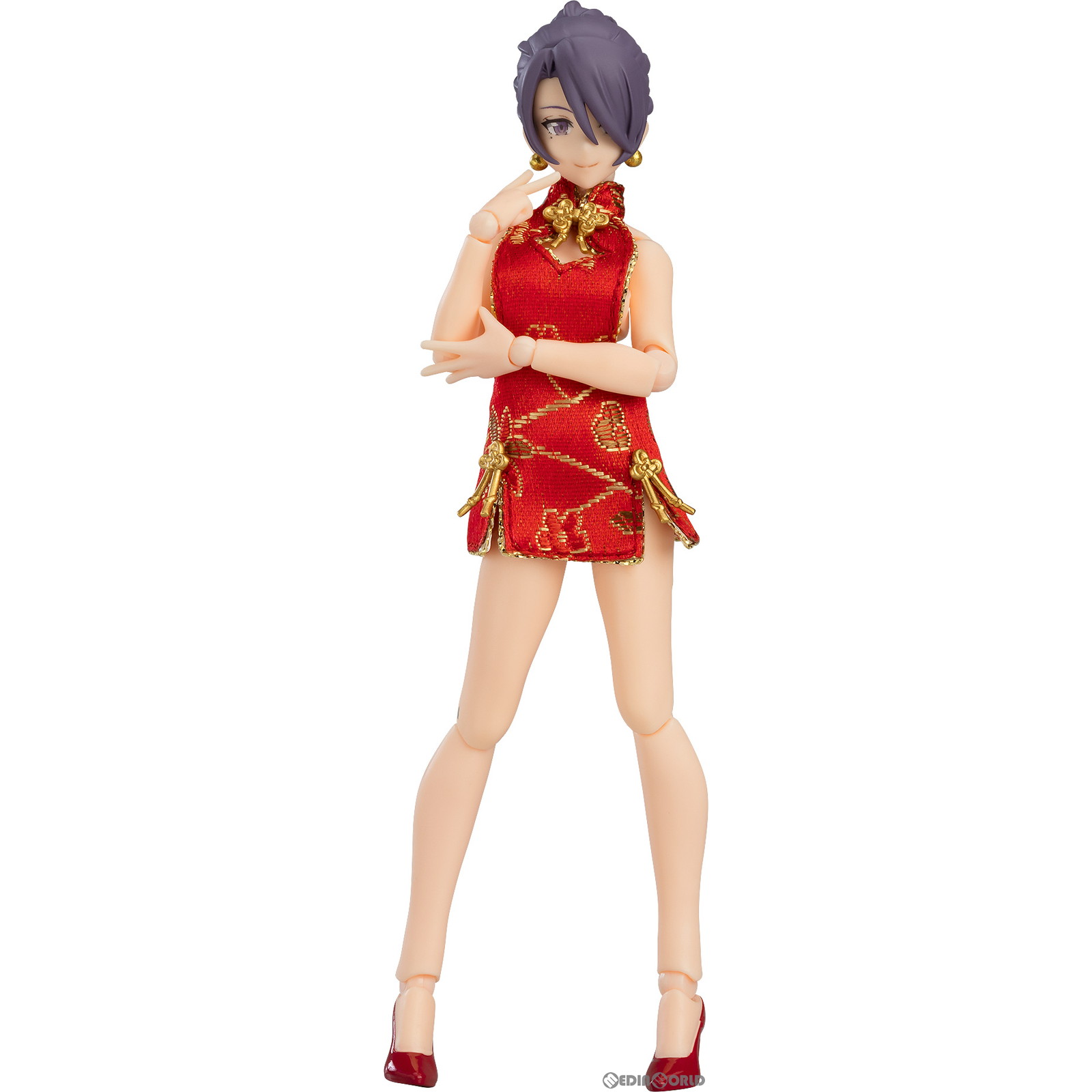 【中古】[FIG] figma(フィグマ) 569 女性body(ミカ) with ミニスカートチャイナワンピコーデ figma styles(フィグマ スタイルズ) 完成品 可動フィギュア マックスファクトリー(20230420)