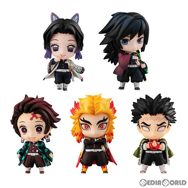 【中古】[FIG] 炭治郎と柱たちマスコットセット A 鬼滅の刃 完成品 フィギュア メガハウス(20210226)