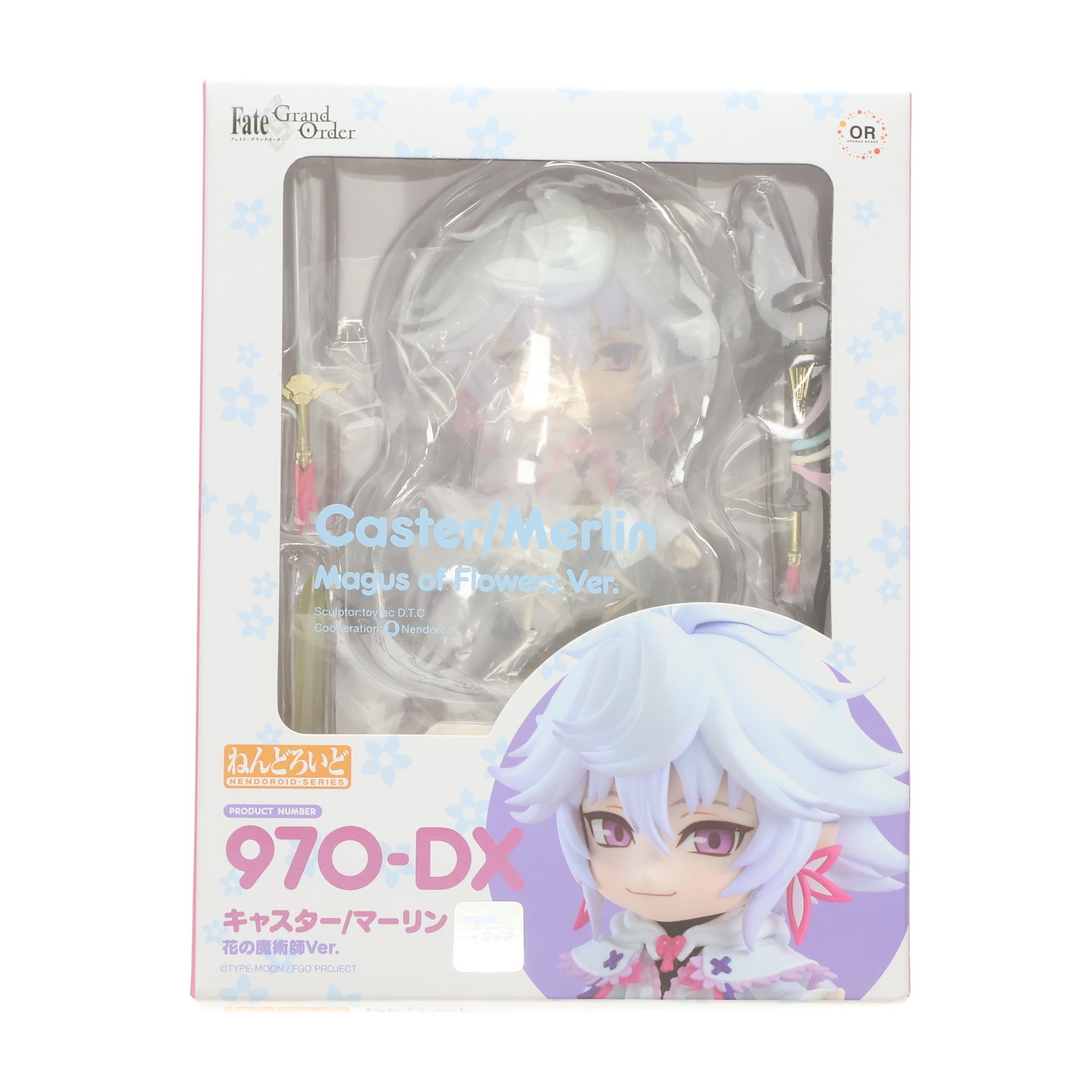 【中古】[FIG] ねんどろいど 970-DX キャスター/マーリン 花の魔術師Ver. Fate/Grand Order(フェイト/グランドオーダー) 完成品 可動フィギュア オランジュ・ルージュ(20210721)