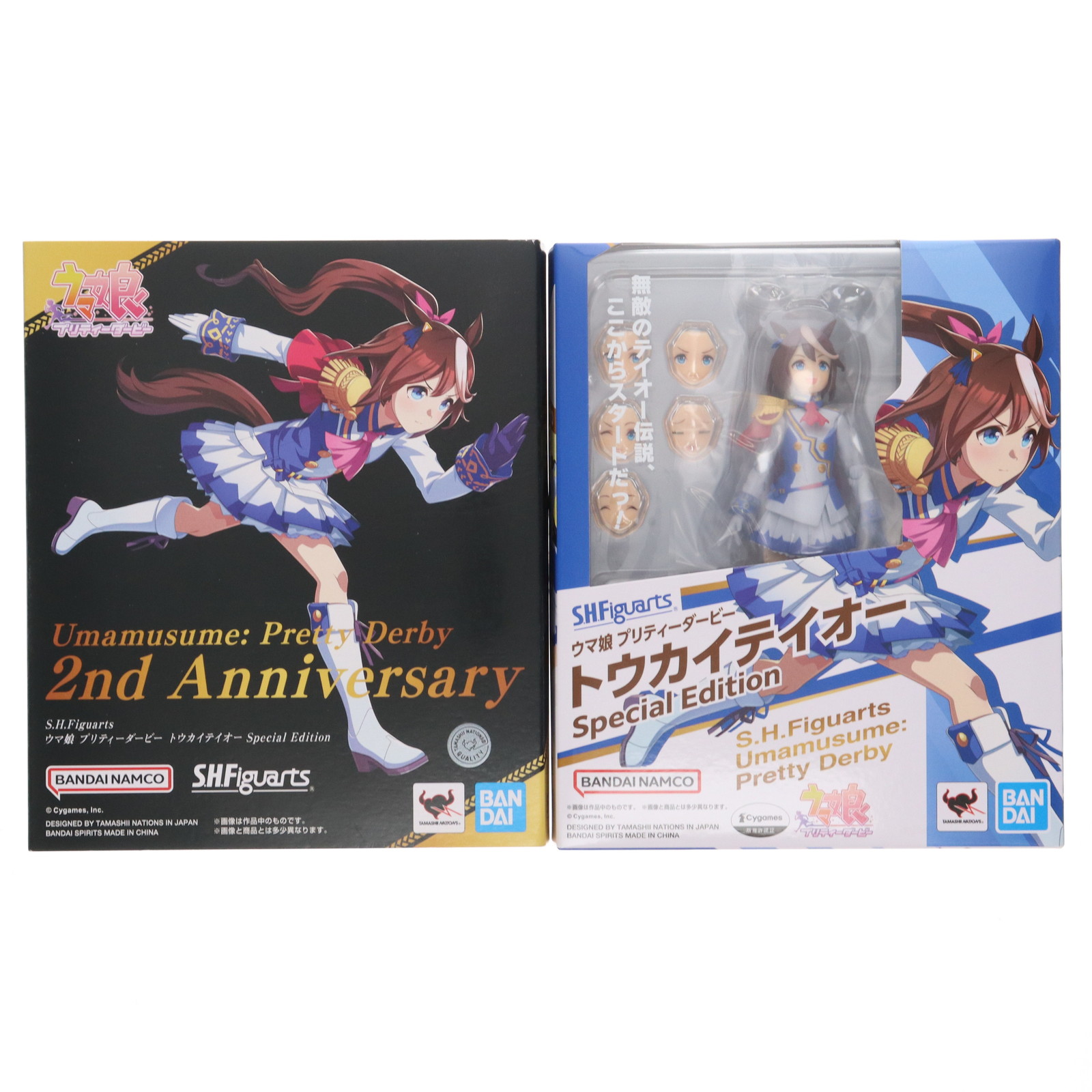 【中古】[FIG] セブンネット限定 S.H.Figuarts(フィギュアーツ) トウカイテイオー Special Edition [2nd Anniversary スリーブ付] ウマ娘 プリティーダービー 完成品 可動フィギュア バンダイ(20230831)