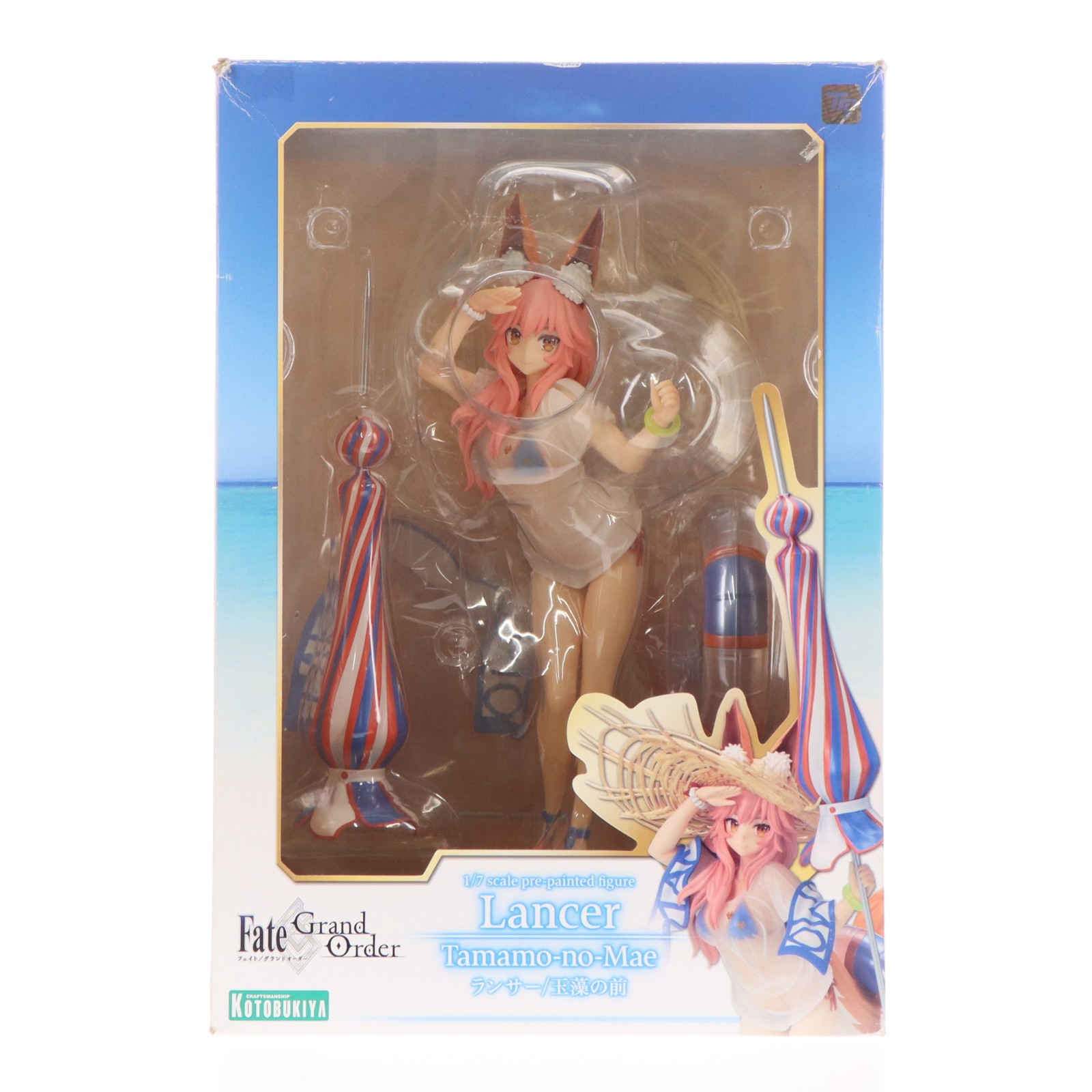 【中古】[FIG] ランサー/玉藻の前(たまものまえ) Fate/Grand Order(フェイト/グランドオーダー) 1/7 完成品 フィギュア(PP687) コトブキヤ(20190728)