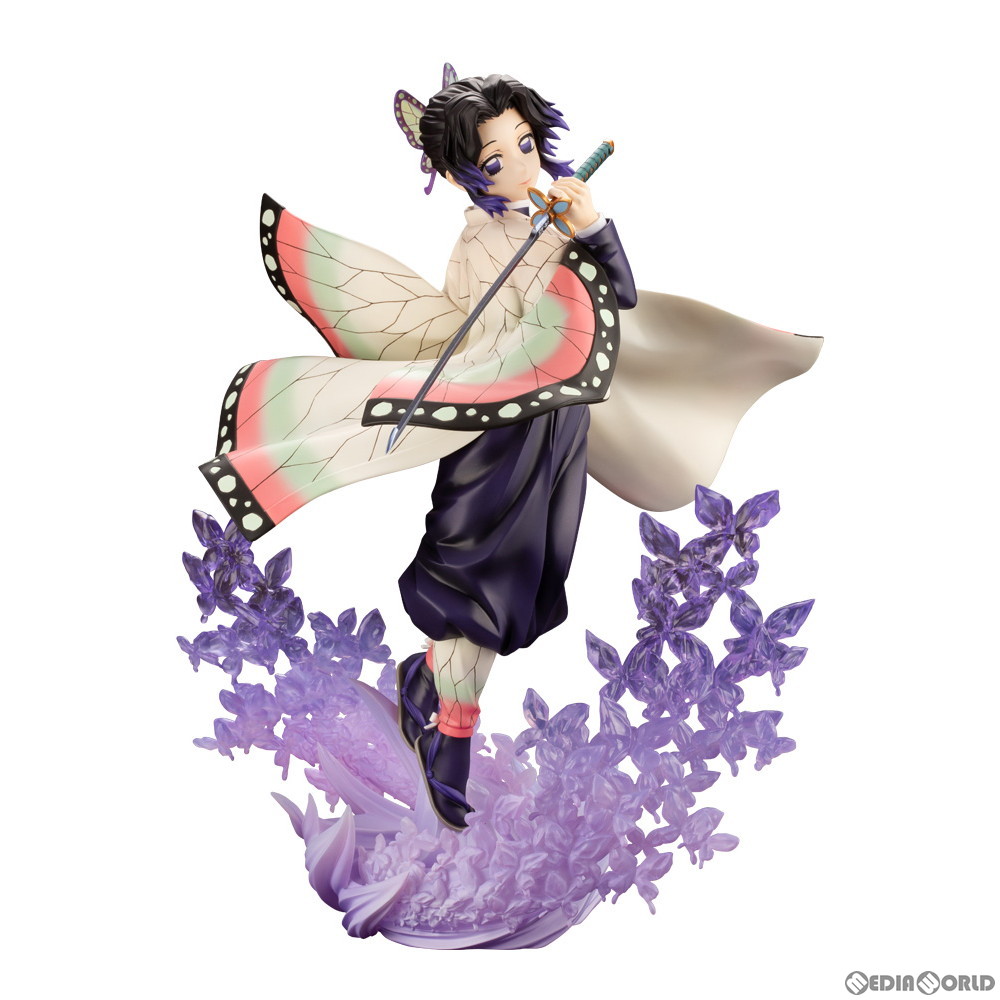 【中古】[FIG] ARTFX J 胡蝶しのぶ(こちょうしのぶ) 鬼滅の刃 1/8 完成品 フィギュア(PP975) コトブキヤ(20220219)