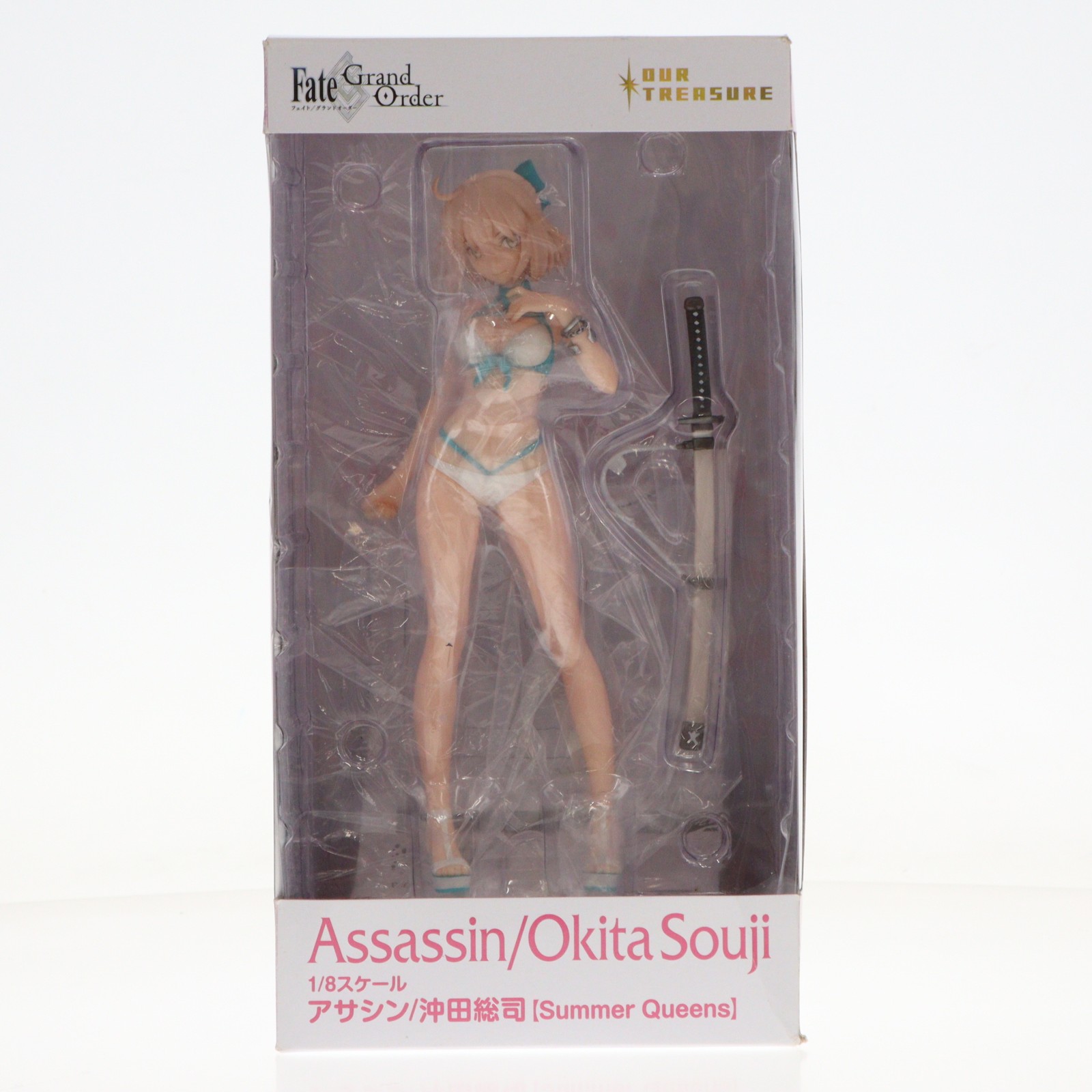 【中古】[FIG] アサシン/沖田総司【Summer Queens】(おきたそうじ) Fate/Grand Order(フェイト/グランドオーダー) 1/8 完成品 フィギュア あみあみ&でじたみん&東京フィギュア限定 アワートレジャー/東京フィギュア(20210930)｜メディアワールド 販売＆買取SHOP