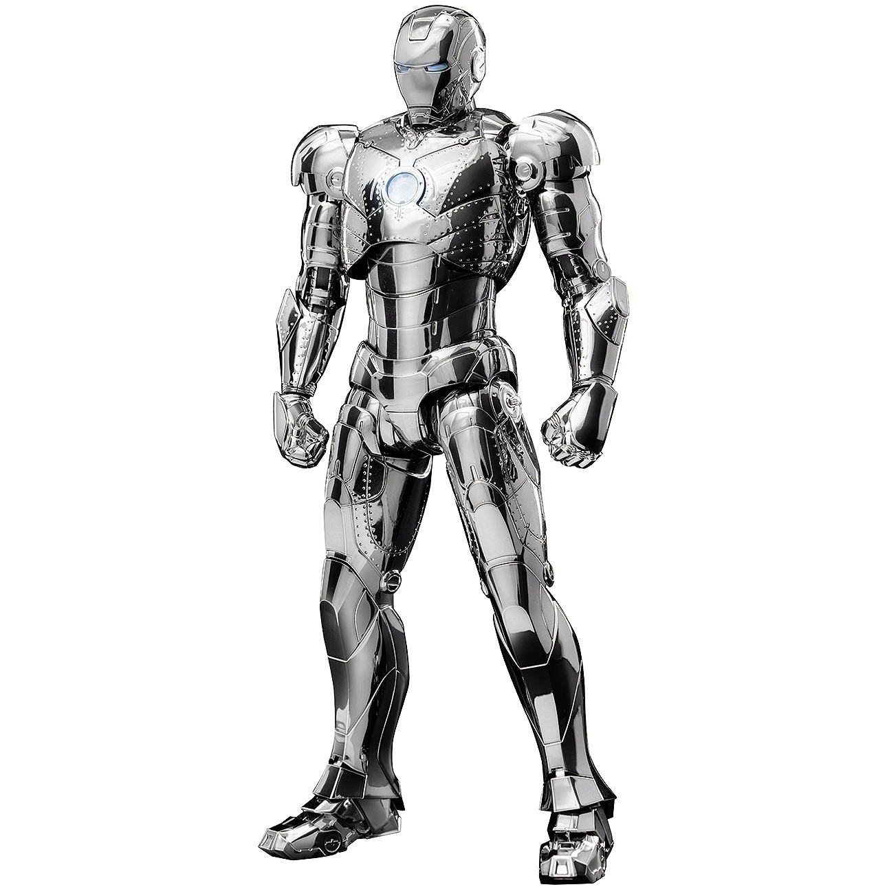 【中古】[FIG] DLX Iron Man Mark 2(Chrome Edition)(DLX アイアンマン・マーク2(クローム・エディション)) Marvel Studios' The Infinity Saga(マーベル・スタジオ: インフィニティ・サーガ) 1/12 完成品 可動フィギュア threezero(スリーゼロ)(20260425)｜メディアワールド 販売＆買取SHOP