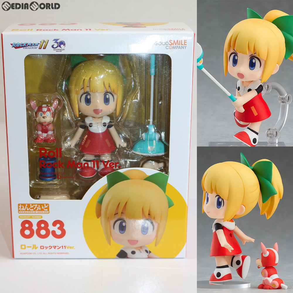 【中古】[FIG] ねんどろいど 883 ロール ロックマン11Ver. ロックマン11 運命の歯車!! 完成品 可動フィギュア グッドスマイルカンパニー(20180831)｜メディアワールド 販売＆買取SHOP