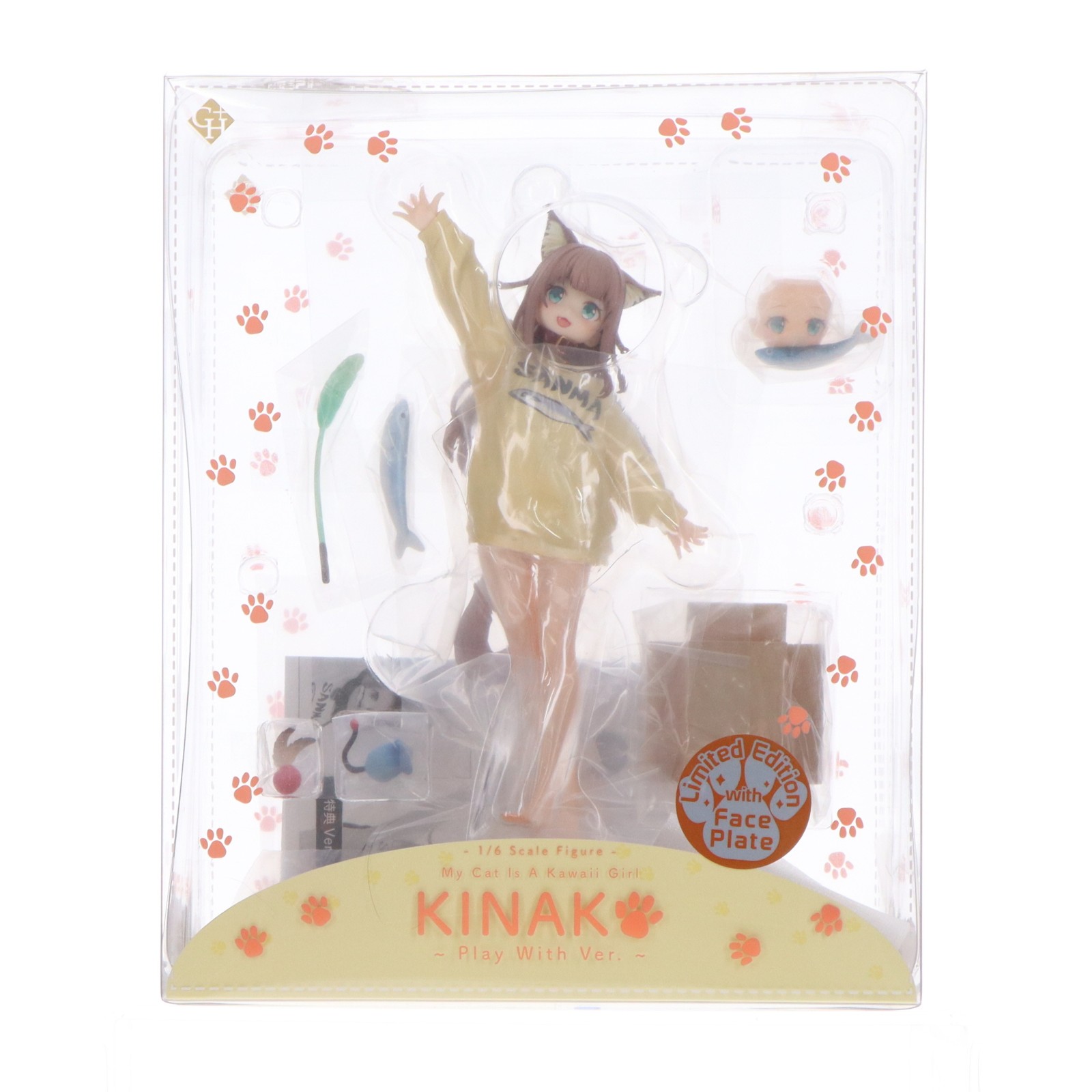 【中古】[FIG] あみあみ限定特典付属 「きなこ」～あそんでVer.～ あみあみ限定版 うちのねこが女の子でかわいい 1/6 完成品 フィギュア GOLDENHEAD+(ゴールデンヘッドプラス)(20260531)｜メディアワールド 販売＆買取SHOP