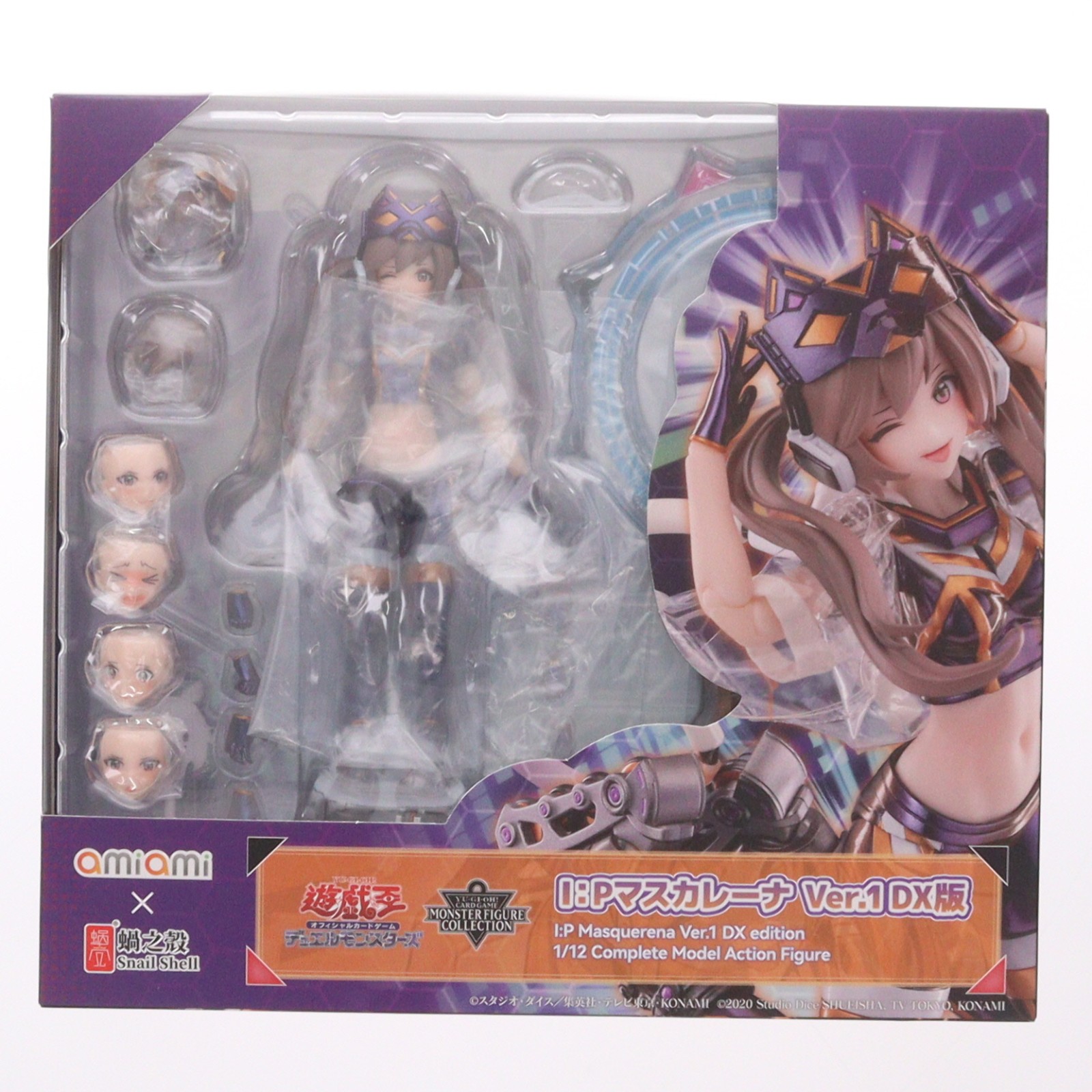 【中古】[FIG] KCS・あみあみ限定特典付属 I:Pマスカレーナ Ver.1 DX版 遊戯王カードゲーム モンスターフィギュアコレクション 1/12 完成品 アクションフィギュア あみあみ&times;蝸之殼Snail Shell(20250914)｜メディアワールド 販売＆買取SHOP