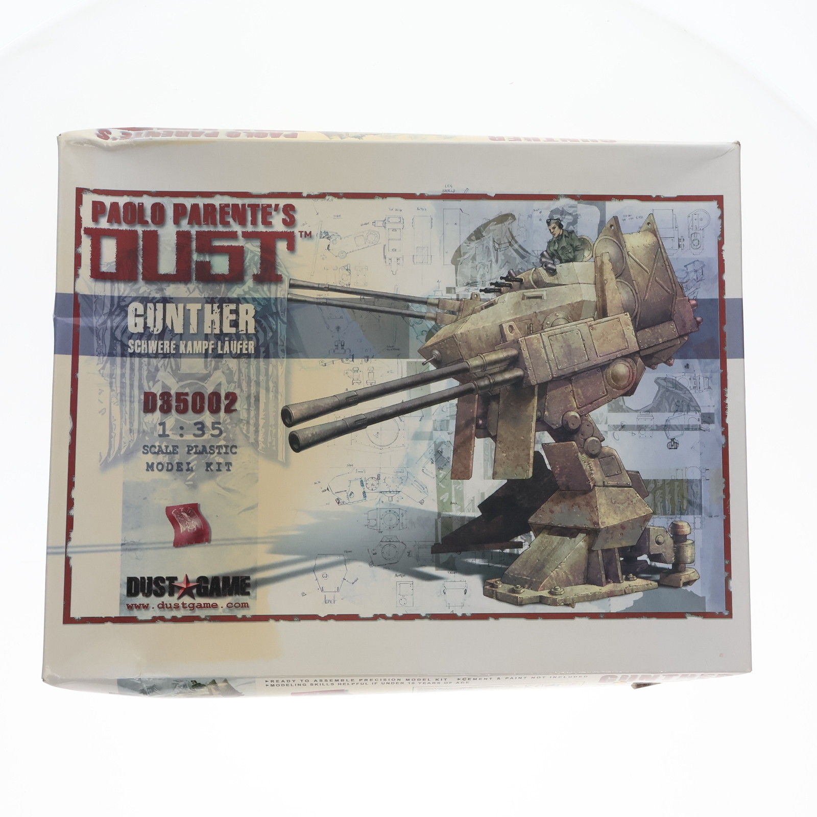 【中古】[PTM] 1/35 GUNTHER(グンター) PAOLO PARENTE'S DUST プラモデル(D35002) DUST GAME(ダストゲーム)(19991231)