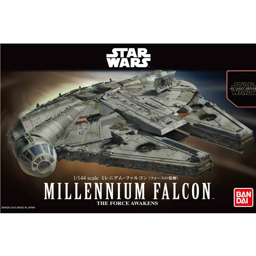 【中古】[PTM] 1/144 ミレニアムファルコン(フォースの覚醒) STAR WARS(スター・ウォーズ) プラモデル(202288) バンダイ(20151030)