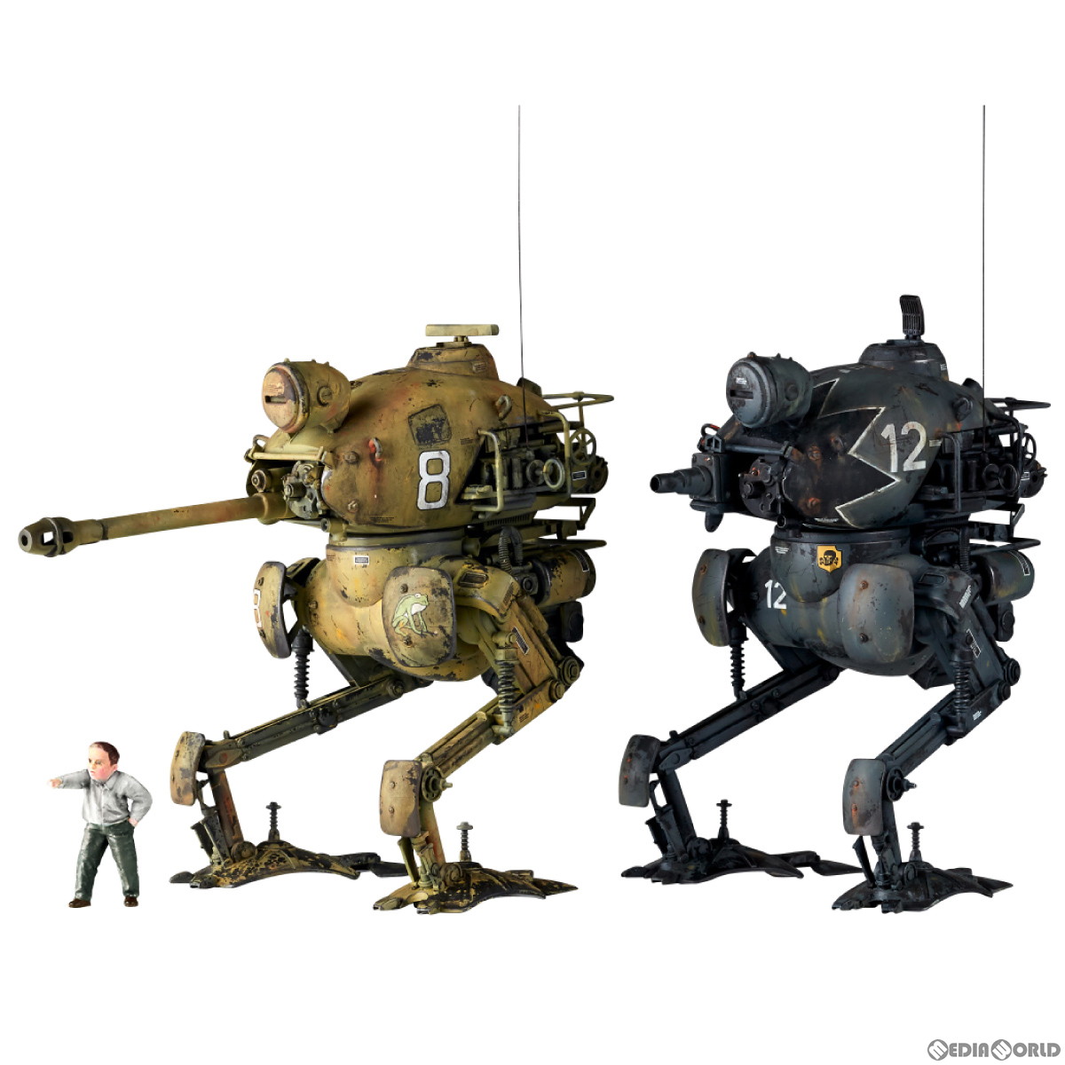 【中古】[PTM] ARTPLA 1/35 パックレーテ[長砲身・短砲身]&ビクター マシーネンクリーガー プラモデル(AP038) 海洋堂(20240830)