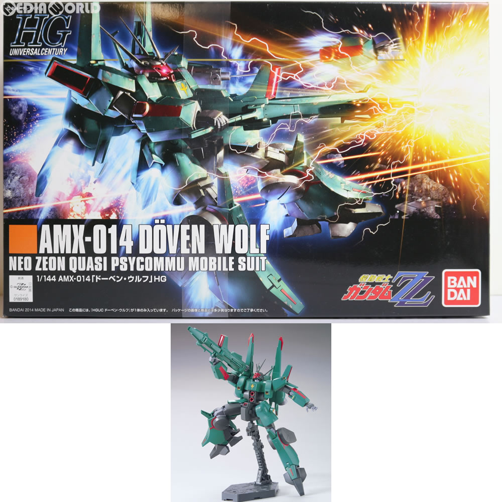 【中古】[PTM] HGUC 1/144 ドーベン・ウルフ 機動戦士ガンダムZZ(ダブルゼータ) プラモデル バンダイ(20171022)