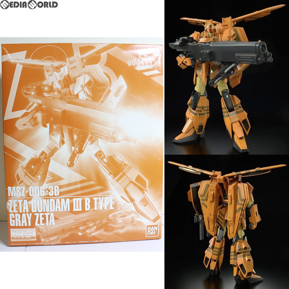 【中古】[PTM] プレミアムバンダイ限定 MG 1/100 MSZ-006-3B ゼータガンダム3号機B型 グレイ・ゼータ GUNDAM EVOLVE(ガンダムイボルブ) プラモデル(0195687) バンダイ(20150228)画像