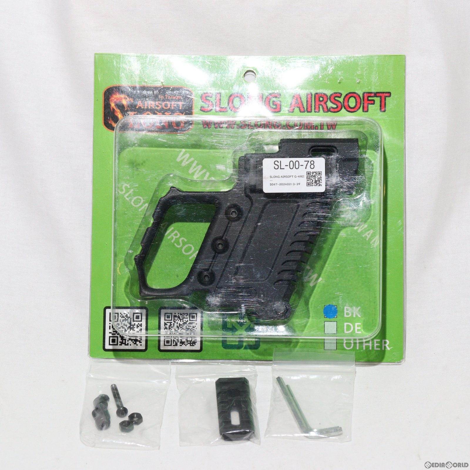 【楽天市場】【中古】[MIL]SLONG Airsoft(エアソフト) G-KRISS Glock(グロック)キット XI BK(ブラック/黒 ...