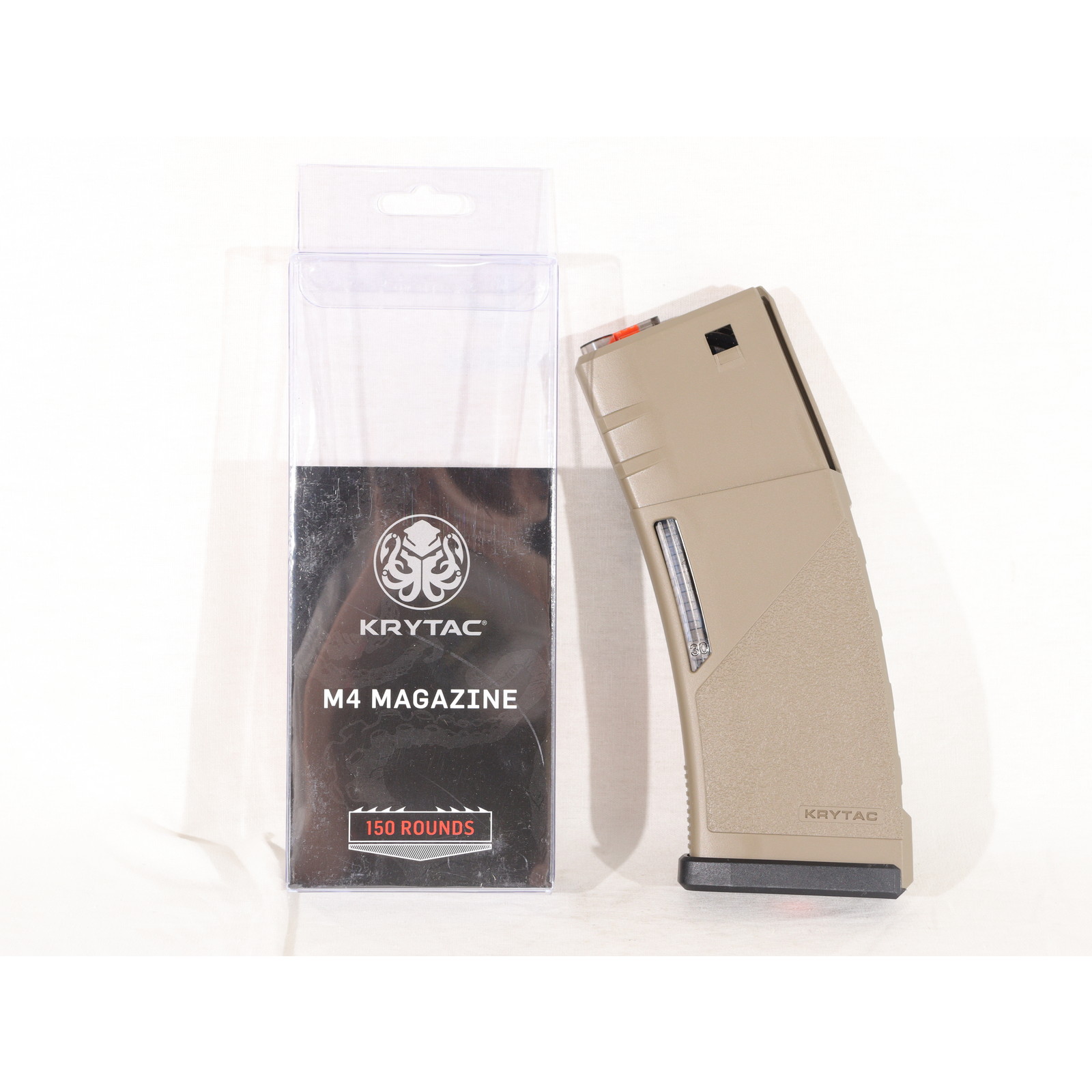 クライタック製　M4ポリマーマガジン 150連 FDE 6本セット　新品 Amazon | KRYTAC(クライタック) [M4 ポリマーマガジン][150連