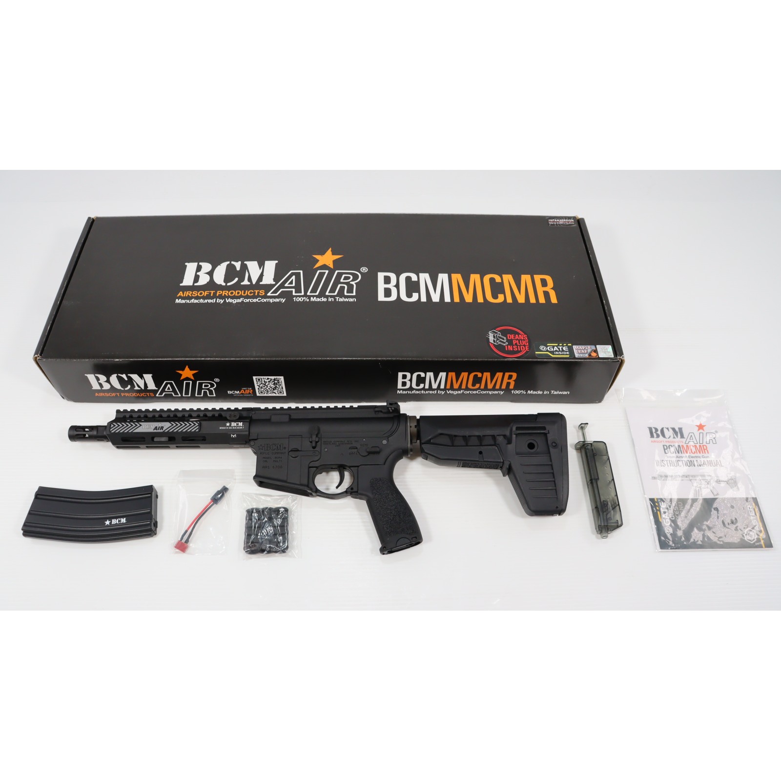 【中古】[MIL] VFC/BCM AIR 電動アサルトライフル BCM SBR 8インチ MCMR 電子トリガー GATE ASTER搭載(VF1J-LBCM-MCMR-XS-BK02) (18歳以上専用)(20150223)｜メディアワールド 販売＆買取SHOP