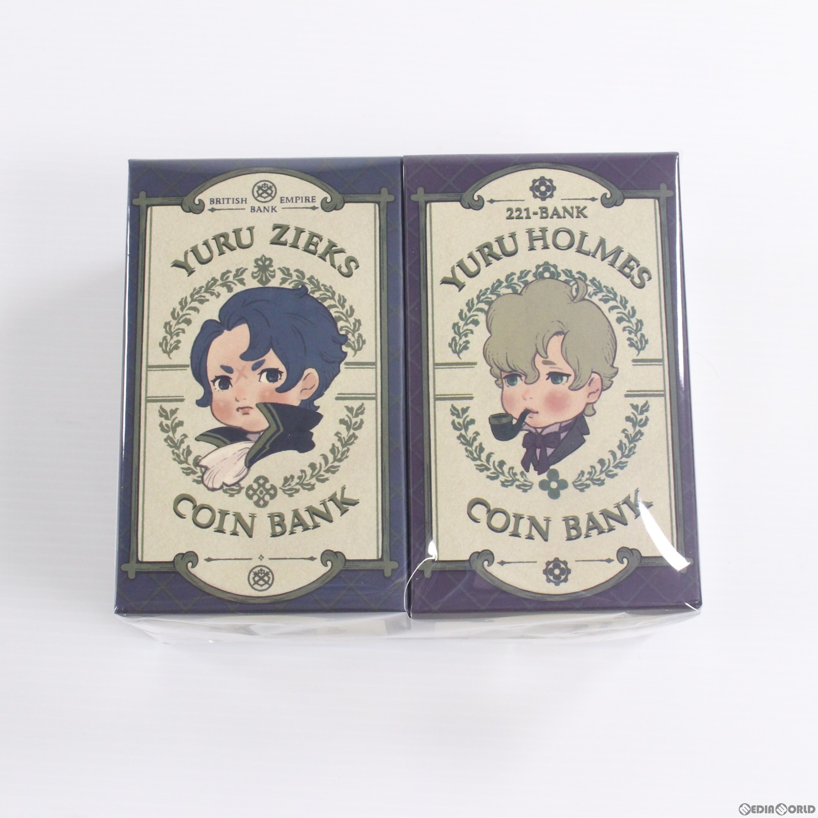 【中古】[SFT] イーカプコン限定 ゆーるず&ゆるじーくす貯金箱セット 大逆転裁判 完成品 ソフビフィギュア カプコン(20200320)画像
