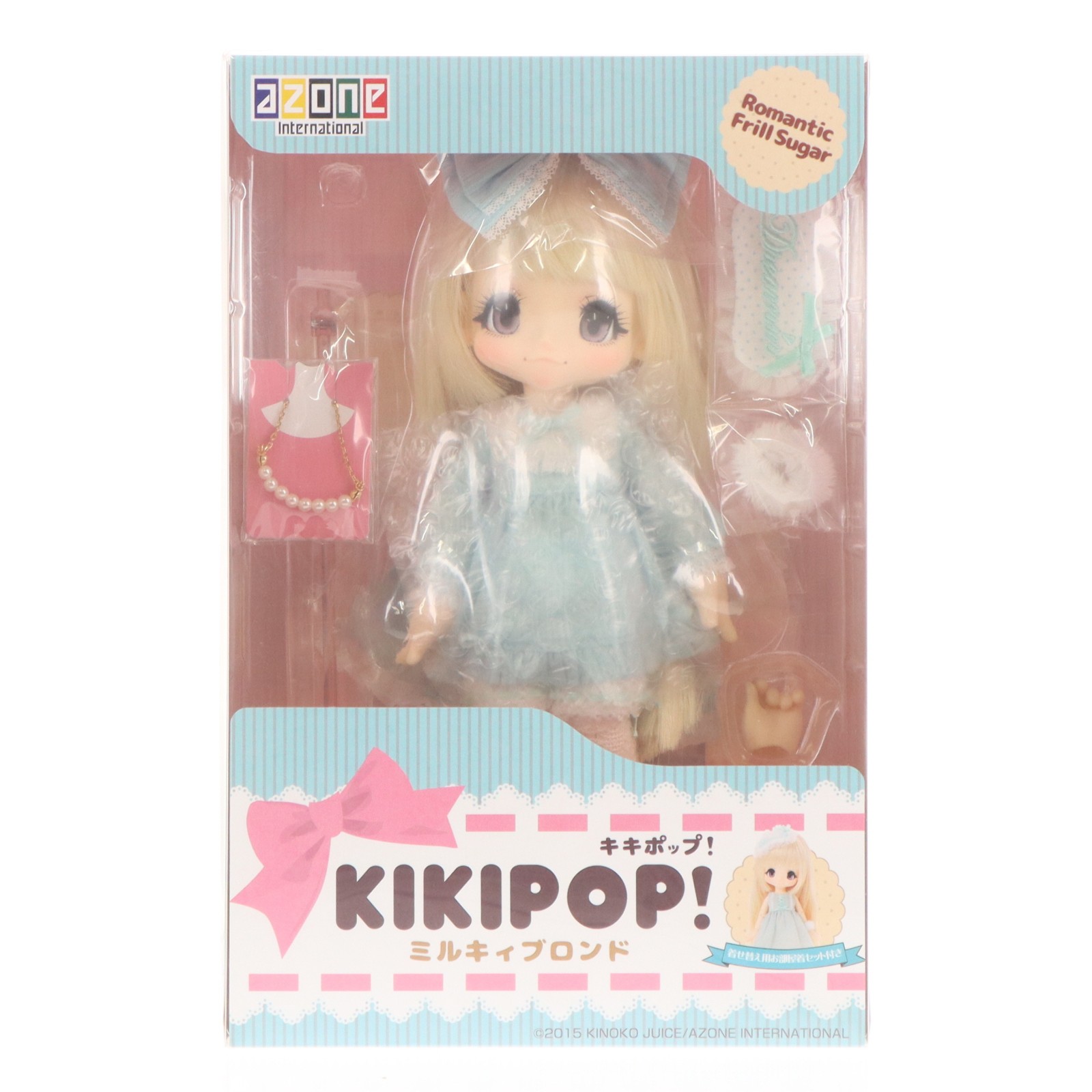 【中古】[DOL] KIKIPOP! Romantic Frill Sugar(キキポップ! ロマンティックフリルシュガー) ミルキィブロンド 完成品 ドール(AKP001-KRM) アゾン(20151127)｜メディアワールド 販売＆買取SHOP